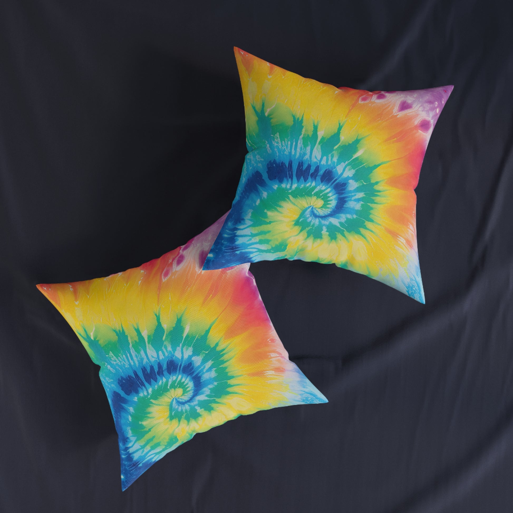 Tie Dye Square Pillow, Artsulli - Art is Long, Life is Short, Home Decor, , , , , , , 