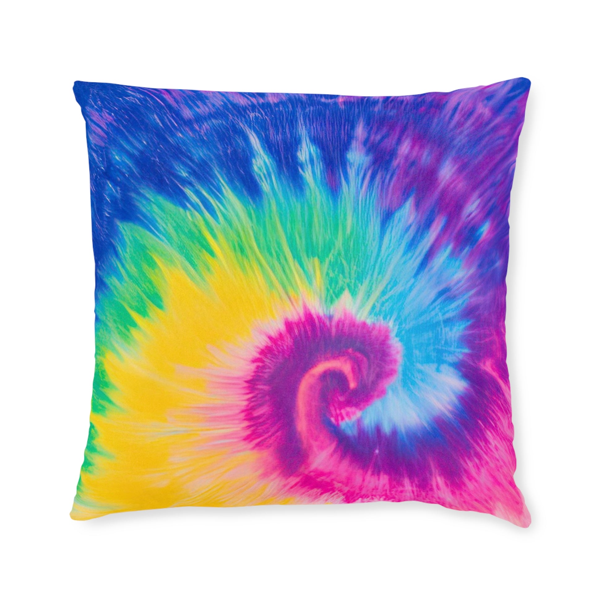 Psychedelic Tie Dye Square Pillow, Artsulli - Art is Long, Life is Short, Home Decor, , , , , , , 