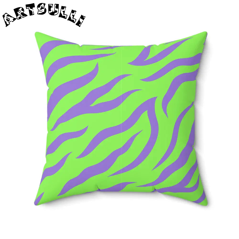 JAKKOUTTHEBXX Tyrannosaurus Print Green and Purple Spun Polyester