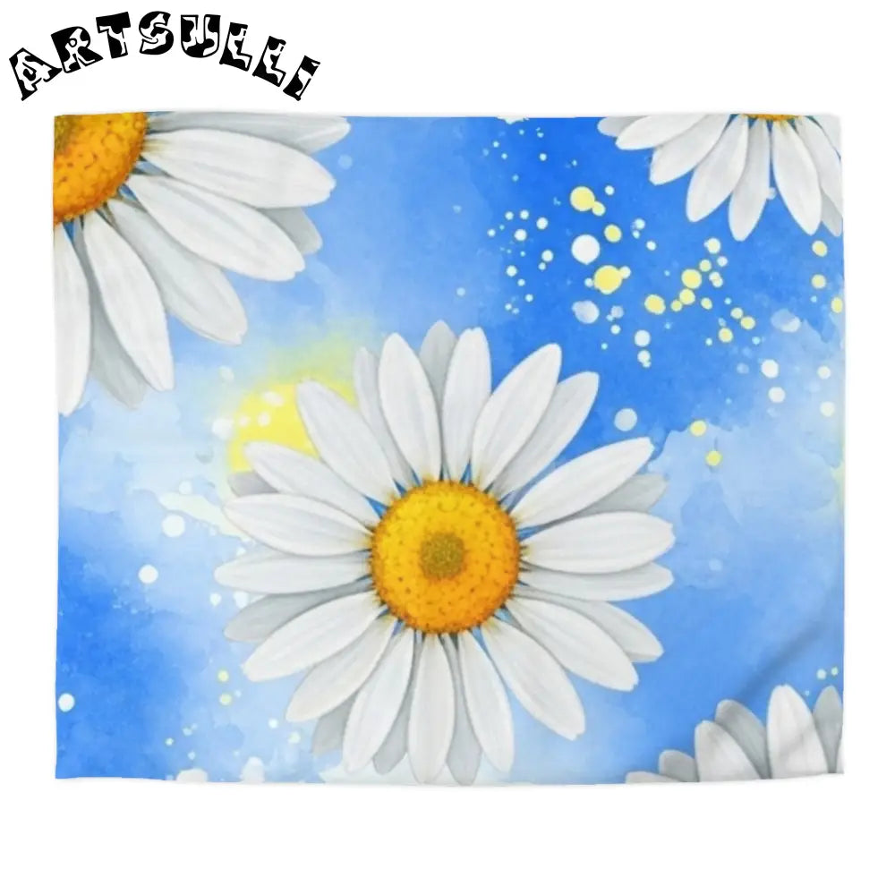 JAKKOUTTHEBXX Daisies Microfiber Duvet Cover JAKKOUTTHEBXX Artsulli