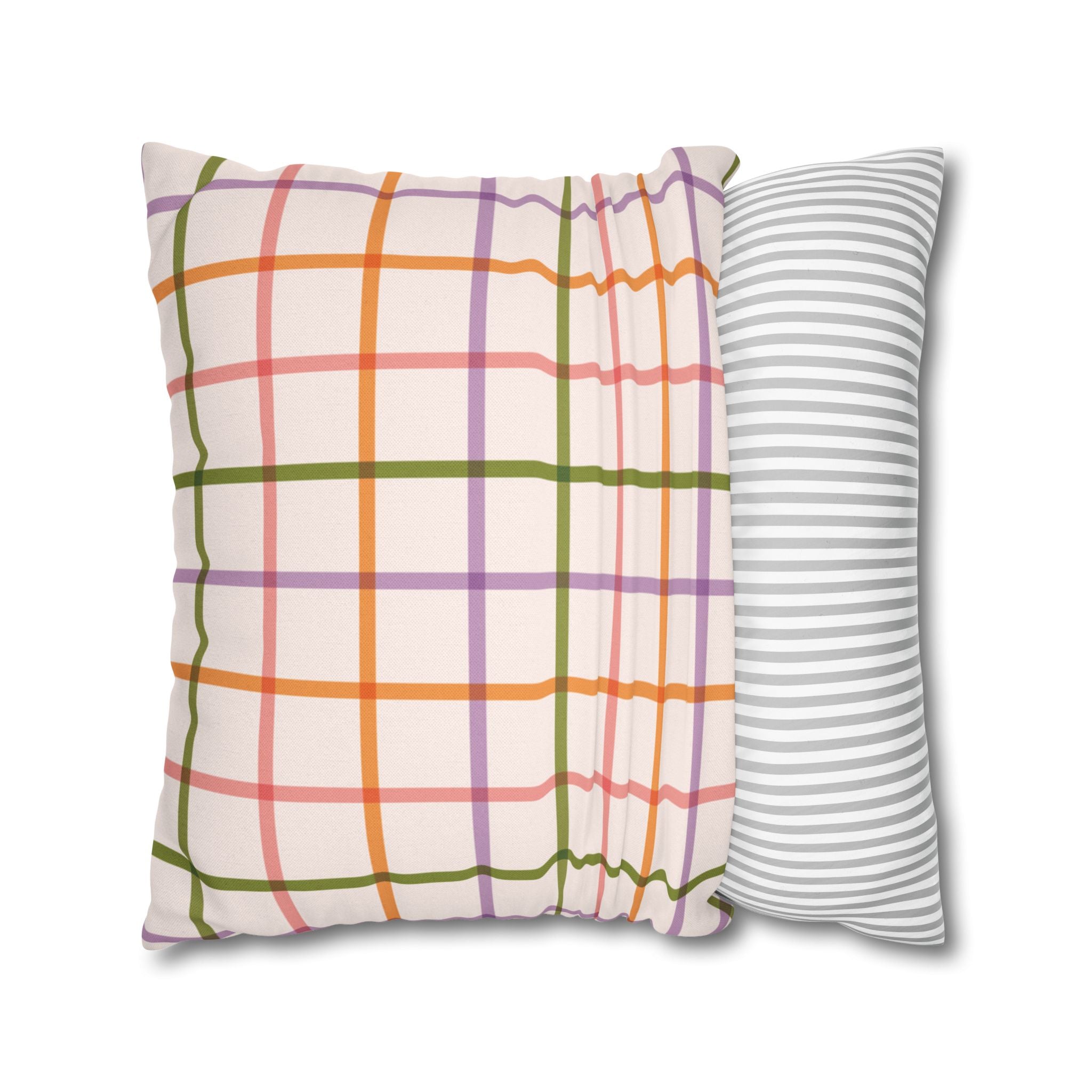 Spun Polyester Square Pillowcase, Artsulli - Art is Long, Life is Short, Home Decor, , , , , , , 