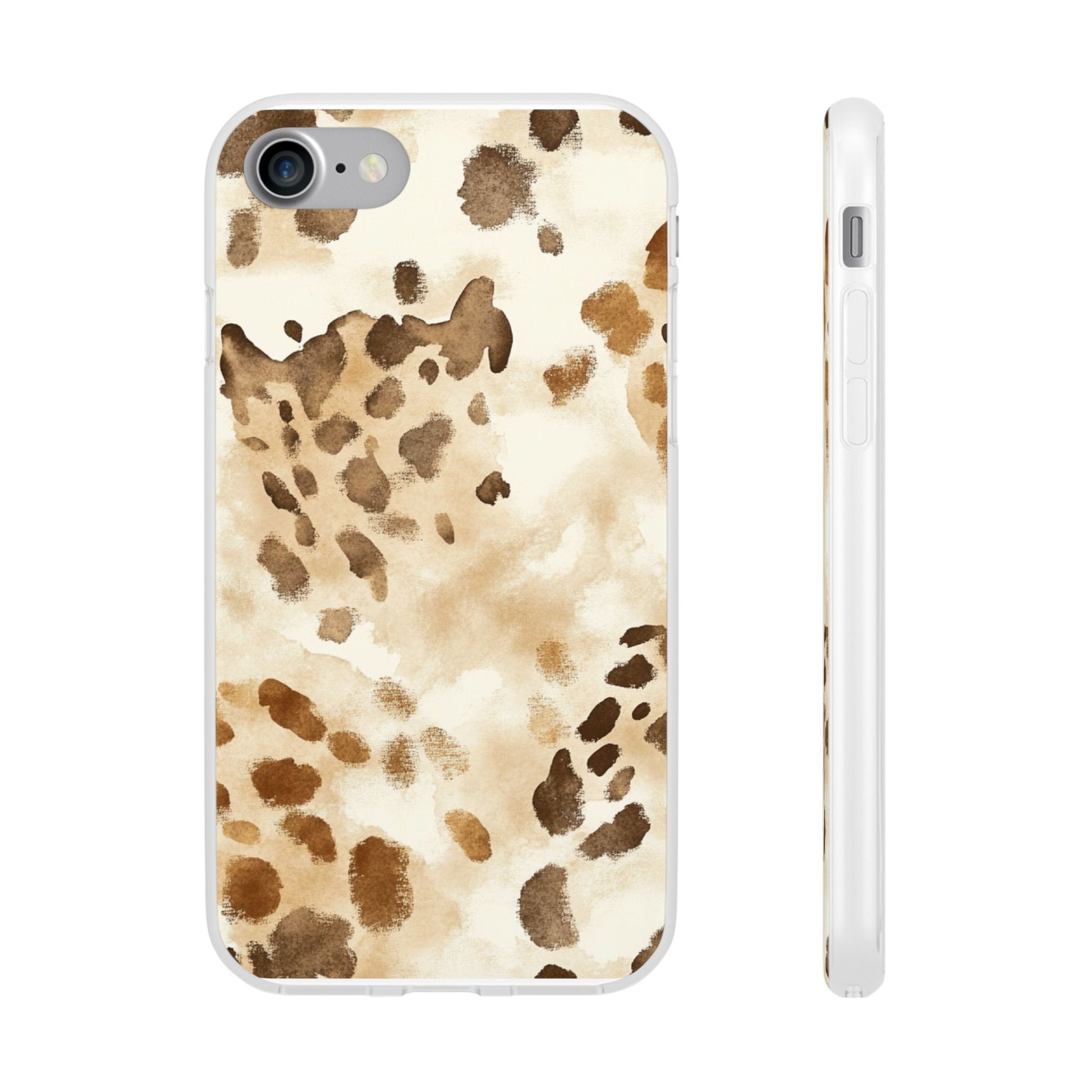 Brown and Beige Watercolor Dalmatian Phone Case, Artsulli - Art is Long, Life is Short, Phone Case, Size, iPhone 7 with gift packaging, , , , , 19514901243093993940
