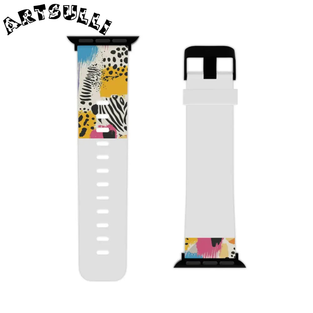 JAKKOUTTHEBXX Rae Zebra Rhapsody Watch Band for Apple Watch