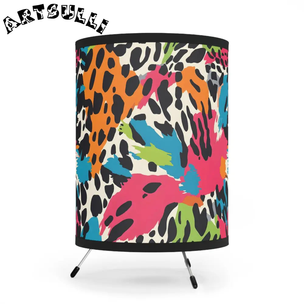 JAKKOUTTHEBXX Wild Brush Strokes x Animal Print Multi-Color Tripod