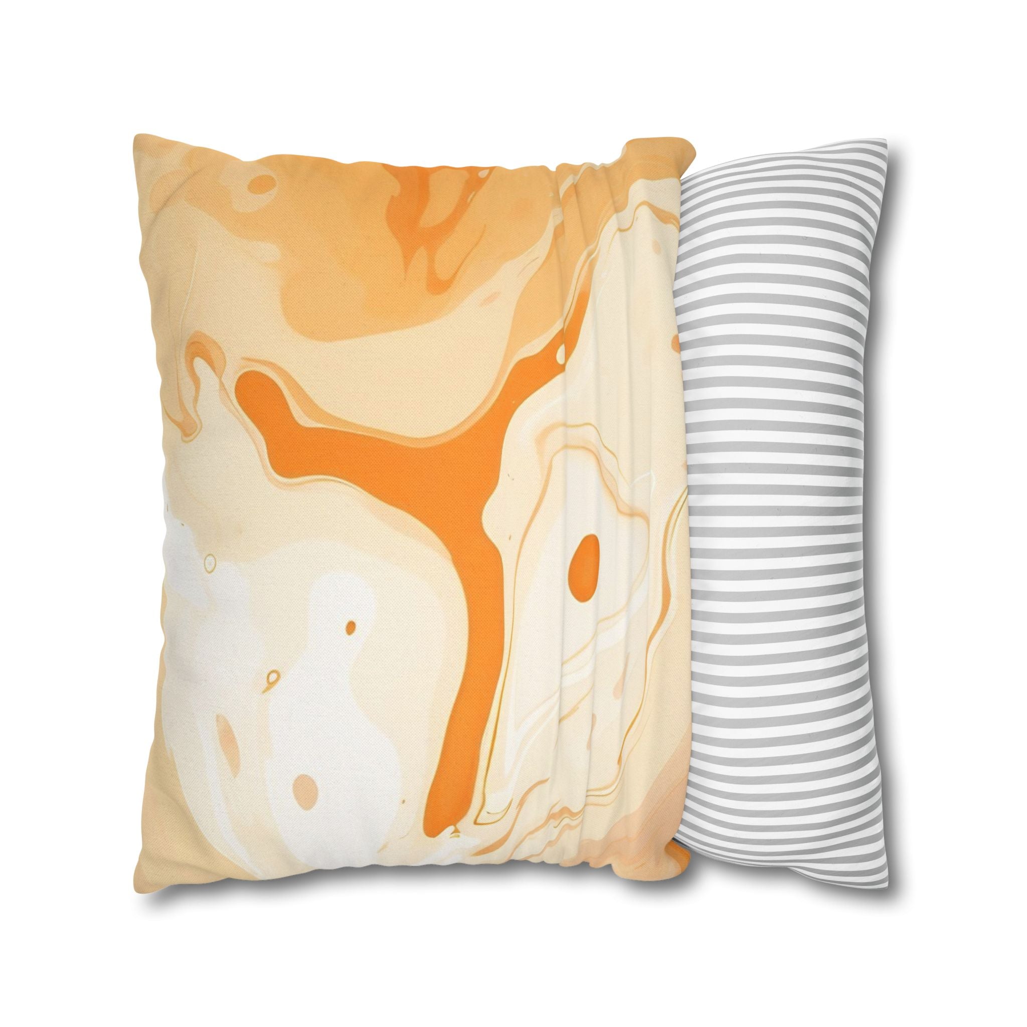 Spun Polyester Square Pillowcase