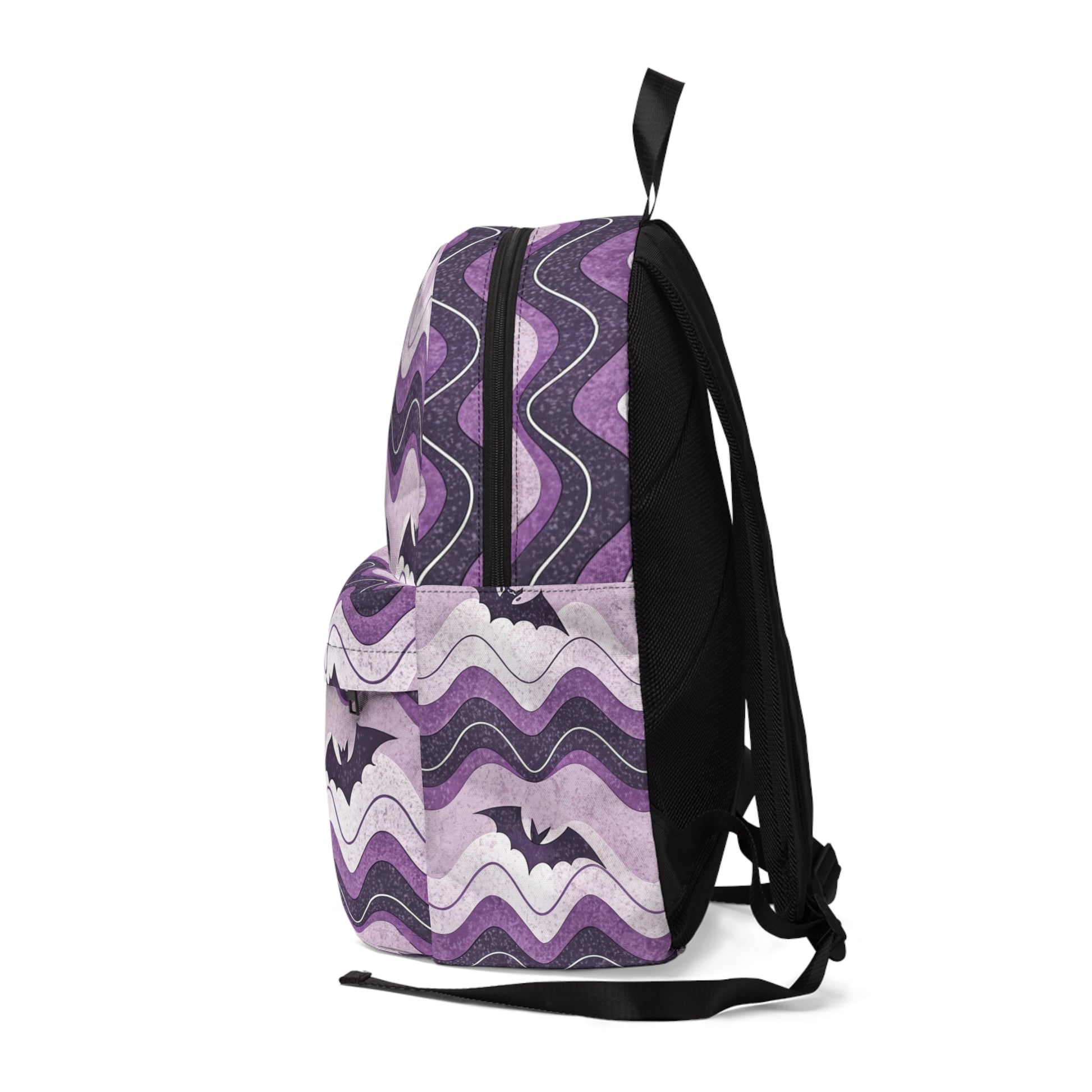 Bat Wave Unisex Classic Backpack, Artsulli - Art is Long, Life is Short, Bags, , , , , , , 