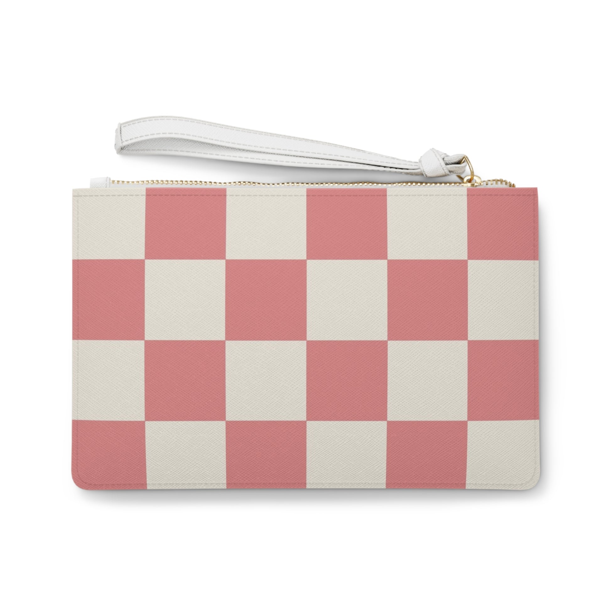 Retro Checkered Grassland Sprites Clutch Bag, Artsulli - Art is Long, Life is Short, Bags, , , , , , , 