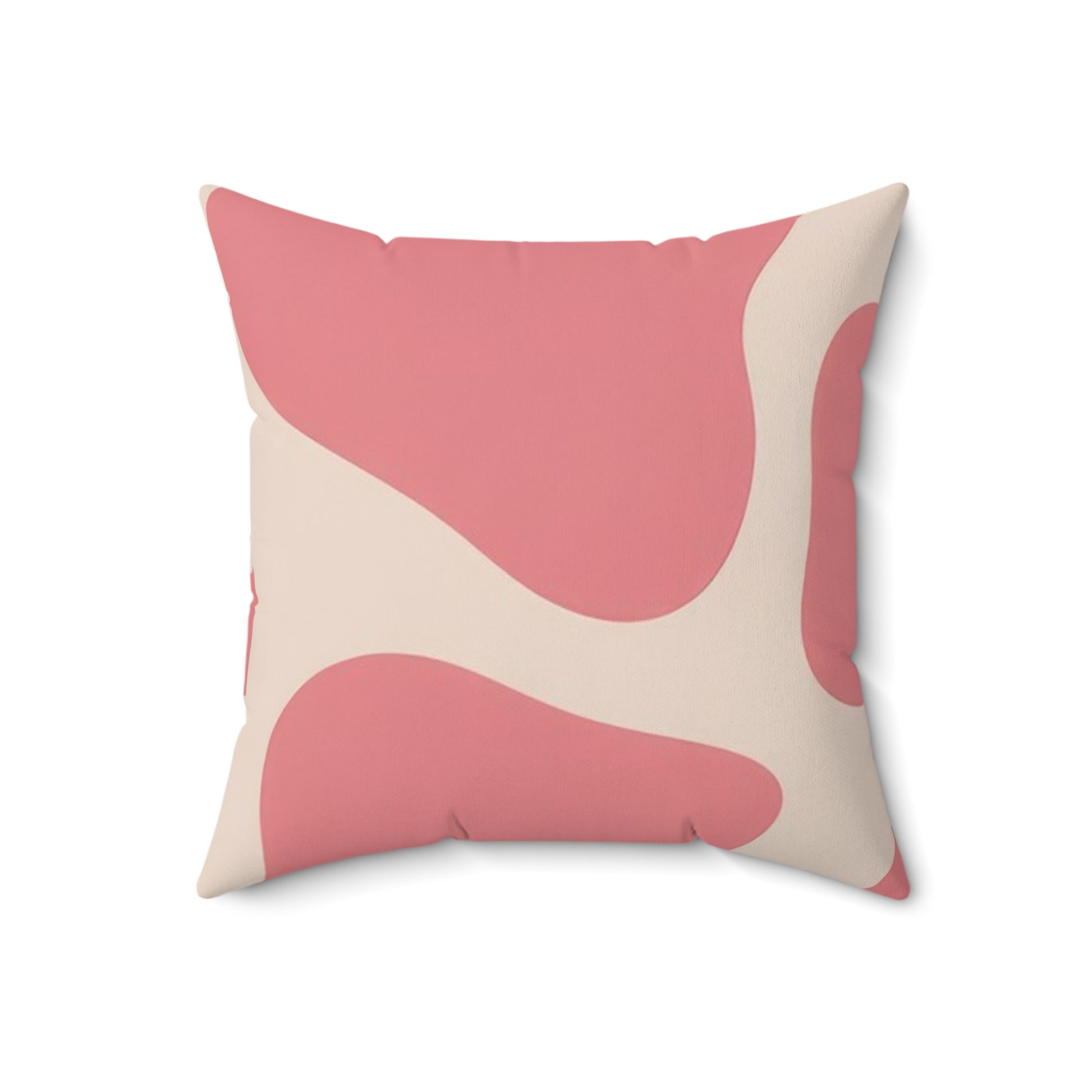 Pink and White Animal Print Spun Polyester Square Pillow, Artsulli - Art is Long, Life is Short, Home Decor, , , , , , , 