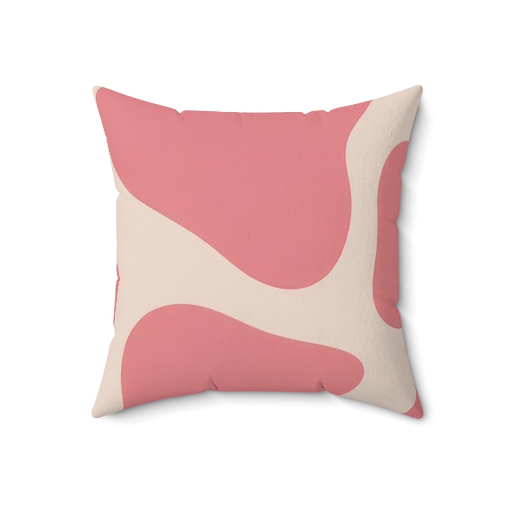 Pink and White Animal Print Spun Polyester Square Pillow, Artsulli - Art is Long, Life is Short, Home Decor, , , , , , , 