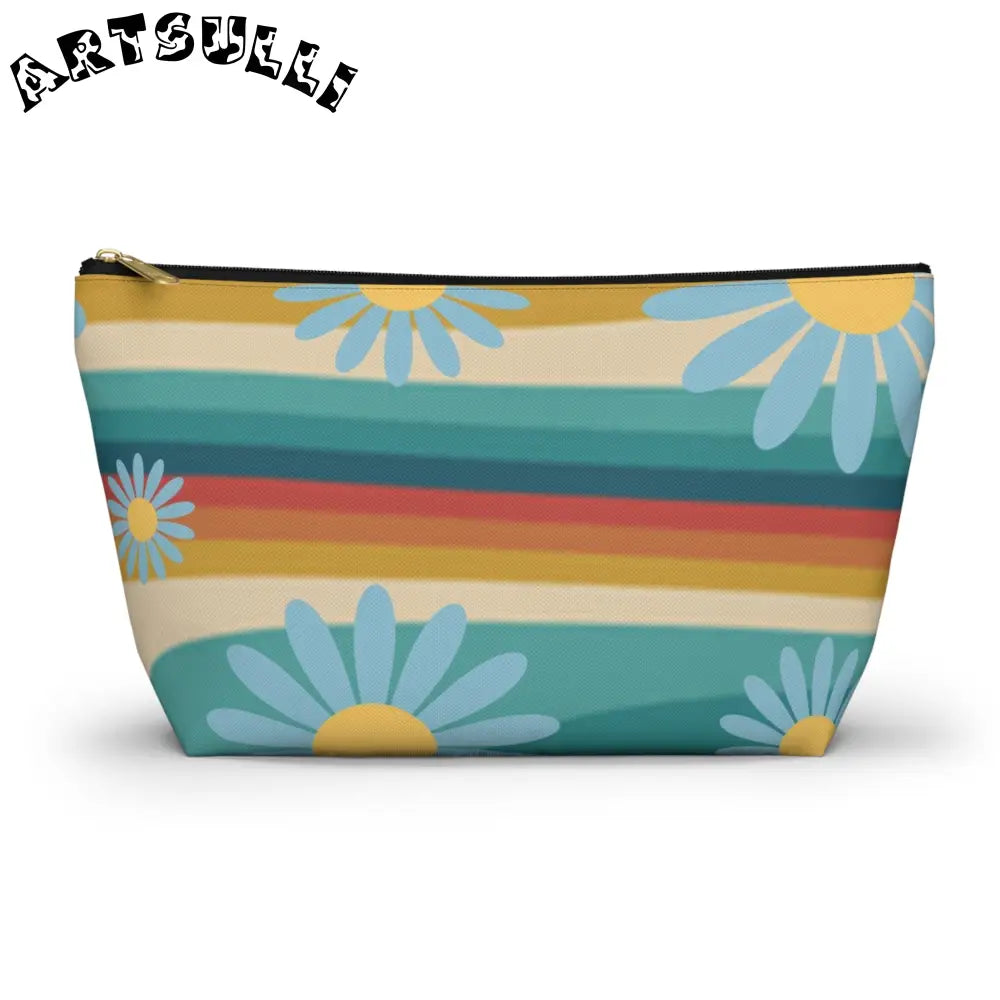 JAKKOUTTHEBXX Psychedelic Floral Hills Multi-Color Accessory Pouch w