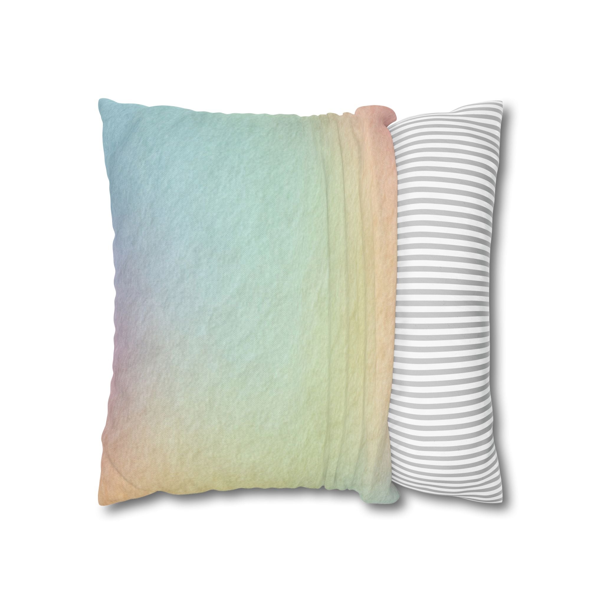 Spun Polyester Square Pillowcase