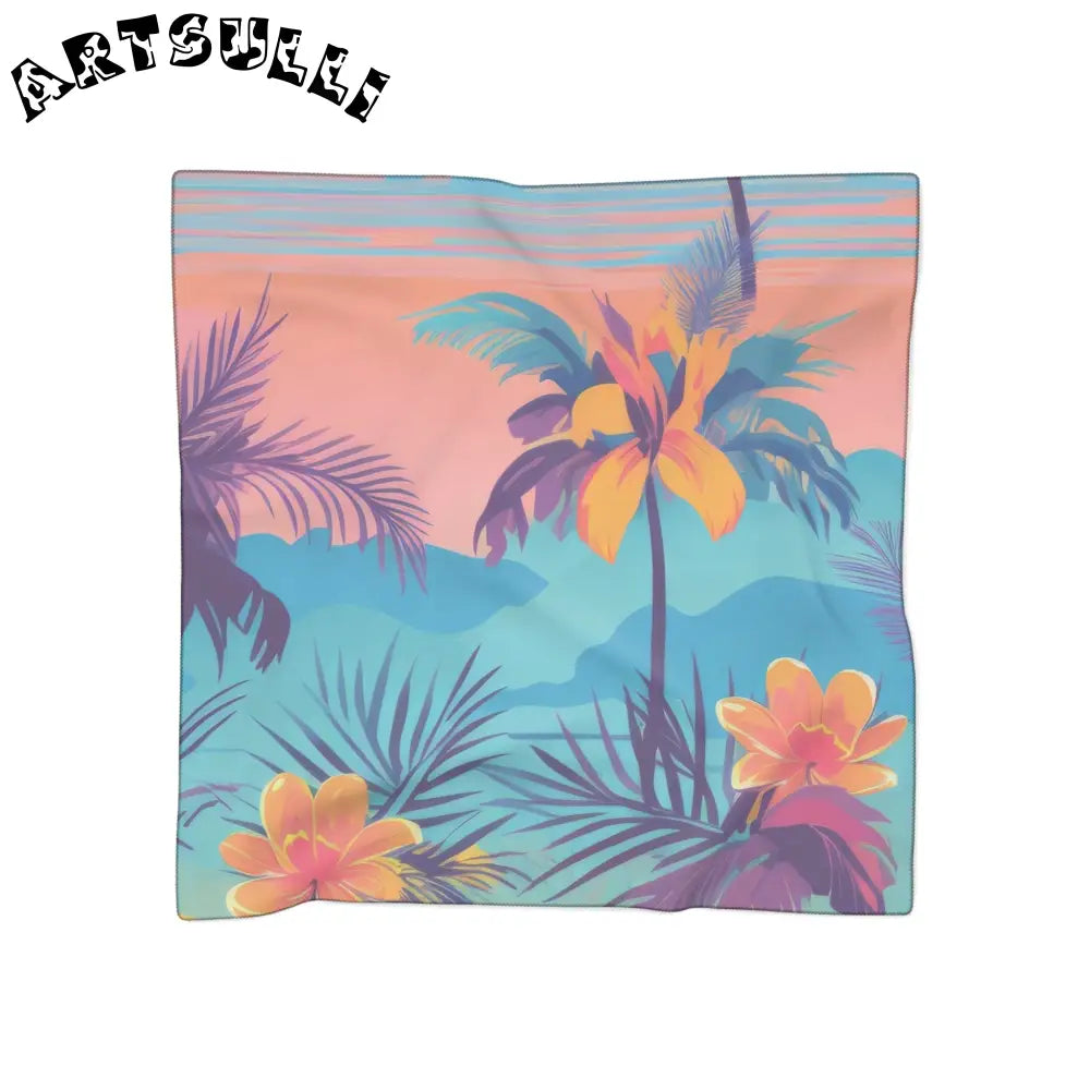 JAKKOUTTHEBXX Sunset Paradise Poly Scarf JAKKOUTTHEBXX Artsulli