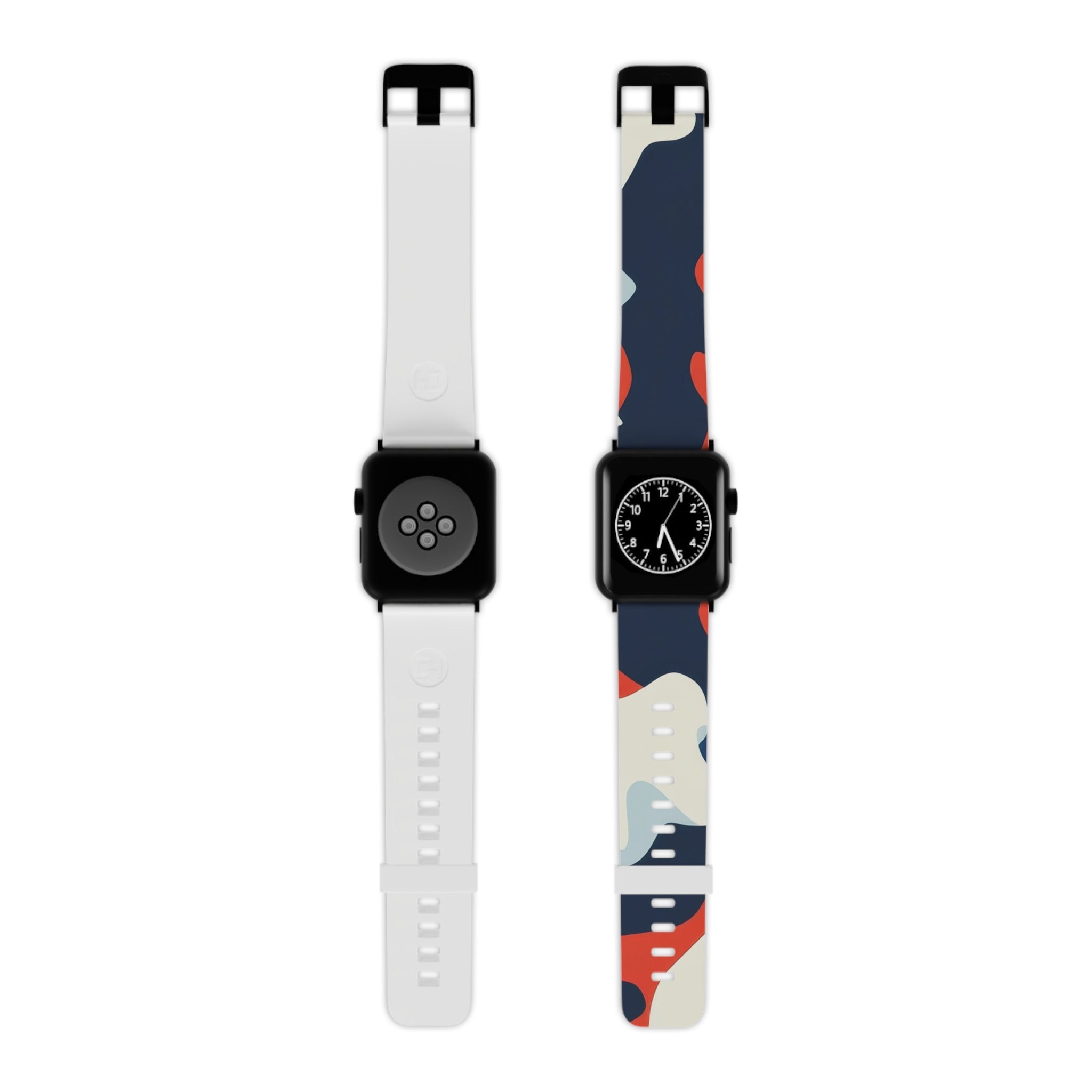 Camo Ghosts Watch Band for Apple Watch, Artsulli - Art is Long, Life is Short, Accessories, Size, 7.5'' × 0.75'' / 42 - 44 mm, Color, Black, , , 16033051745618