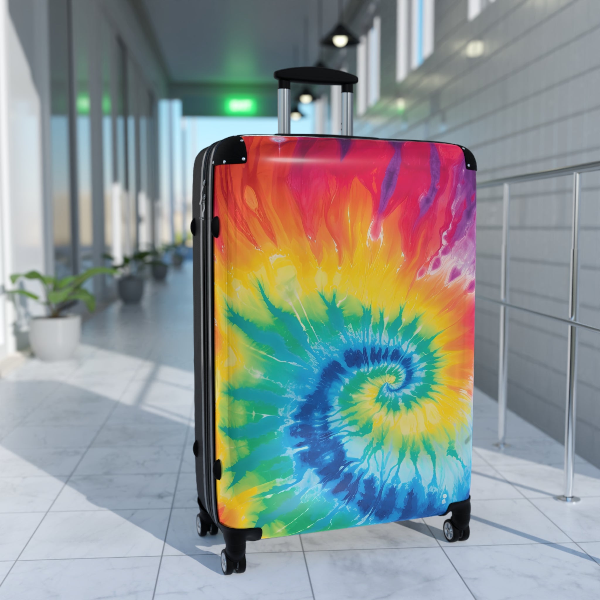 Tie Dye Suitcase, Artsulli - Art is Long, Life is Short, Bags, , , , , , , 