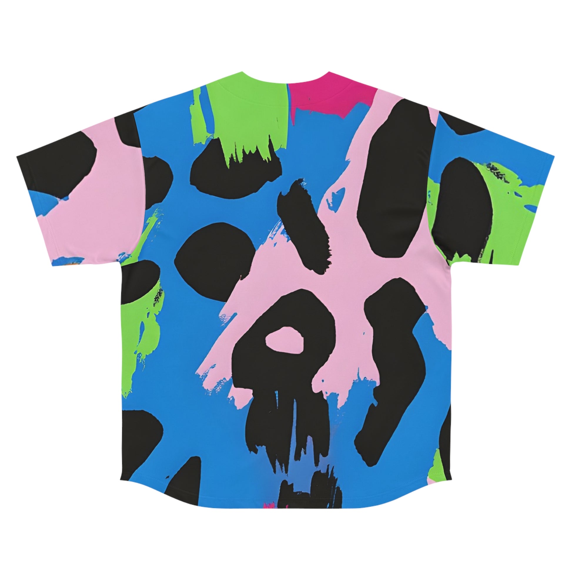 90s Neon Men's Baseball Jersey (AOP), Artsulli - Art is Long, Life is Short, All Over Prints, , , , , , , 