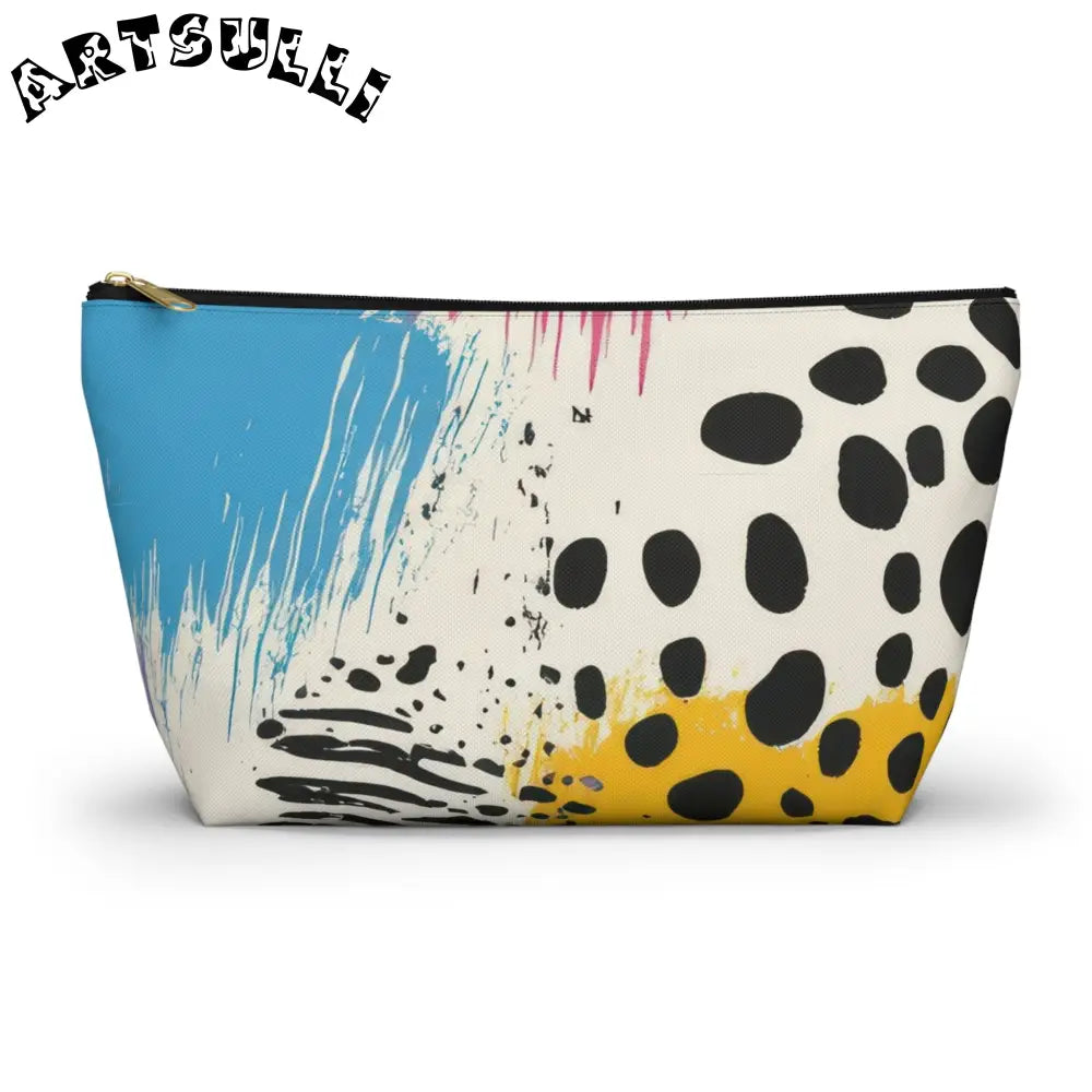 JAKKOUTTHEBXX Rae Zebra Rhapsody Accessory Pouch w T-bottom