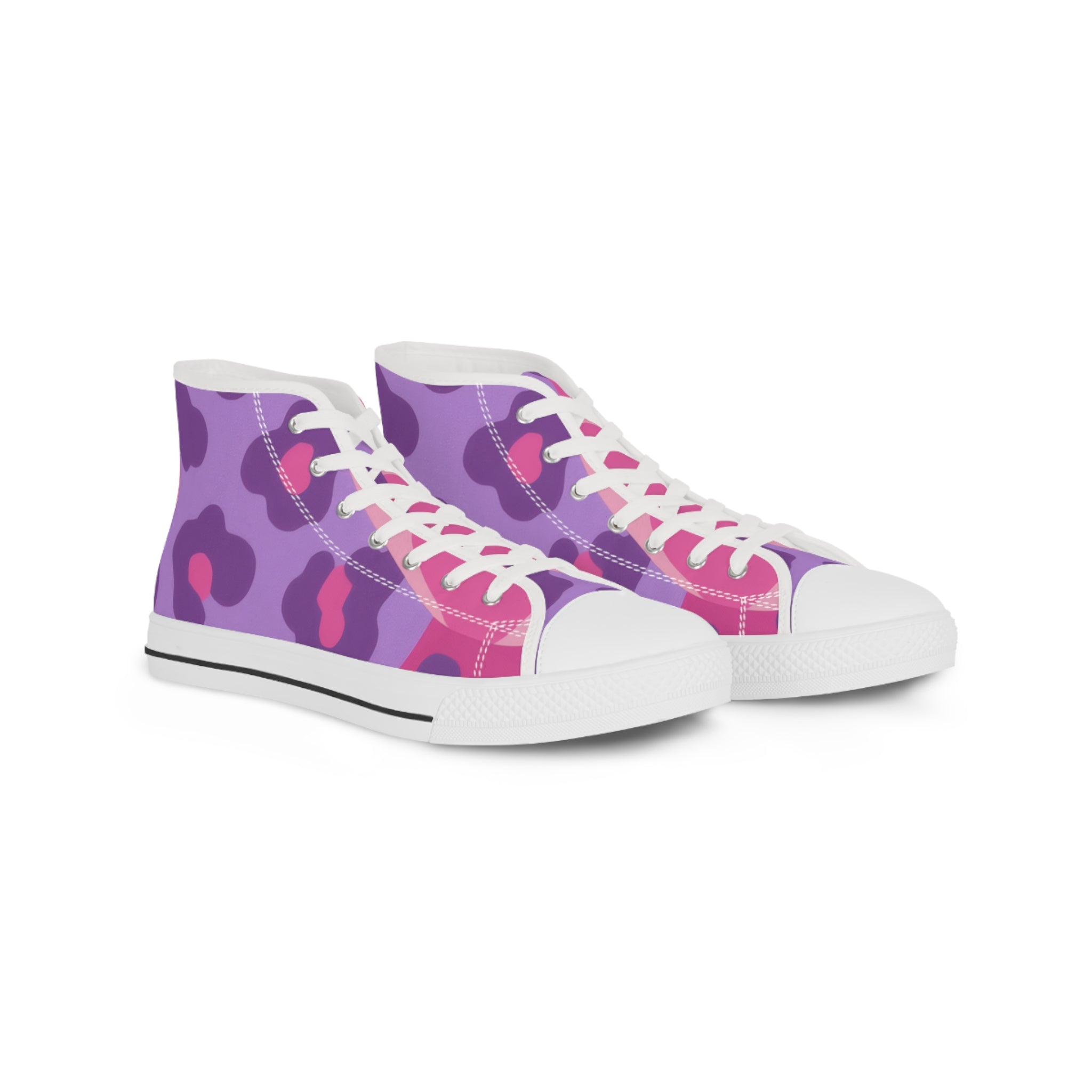Men's High Top Sneakers, Artsulli - Art is Long, Life is Short, Shoes, Size, US 5, Color, White sole, , , 31116149933218132803
