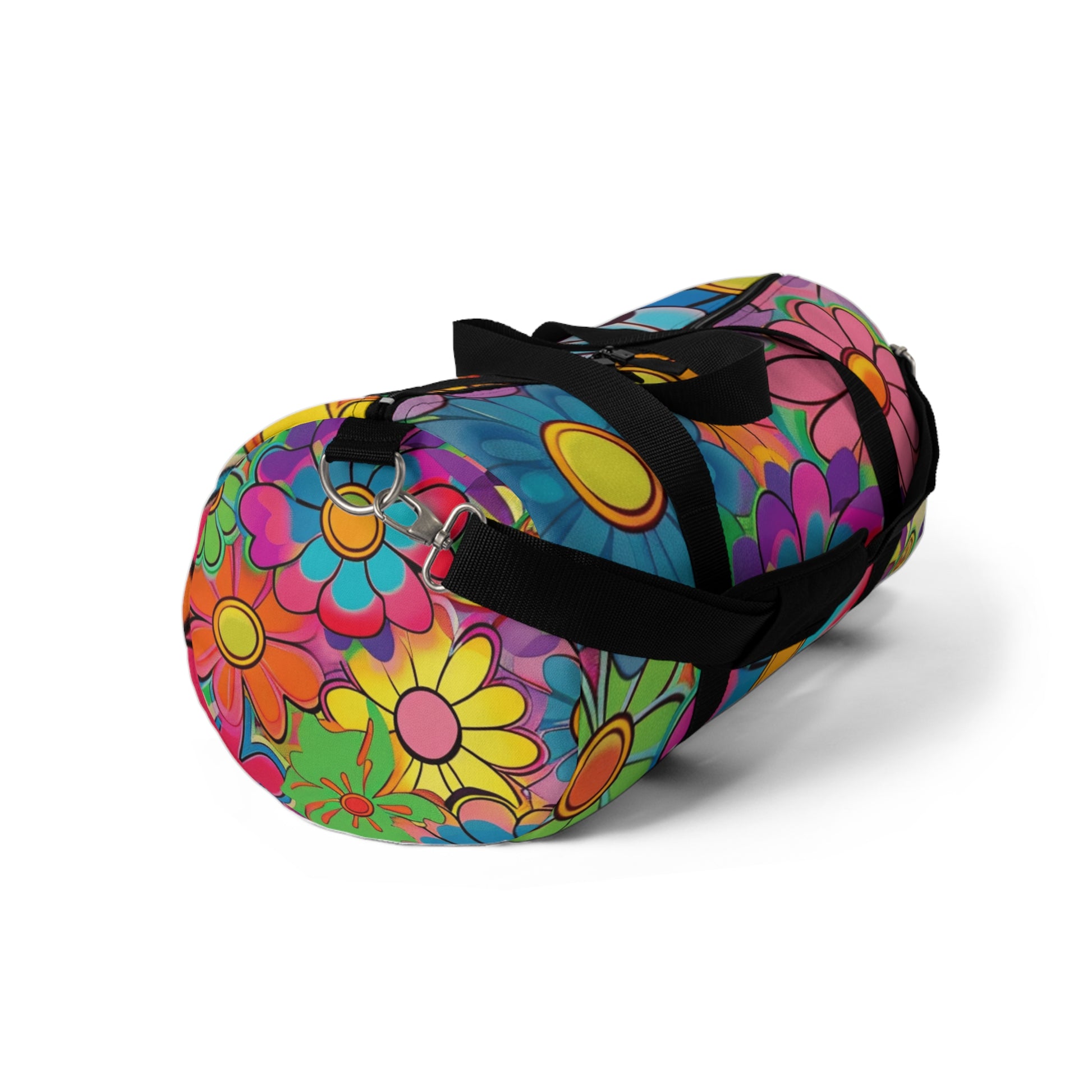 Chromatic Daisy Dream Duffel Bag, Artsulli - Art is Long, Life is Short, Bags, , , , , , , 