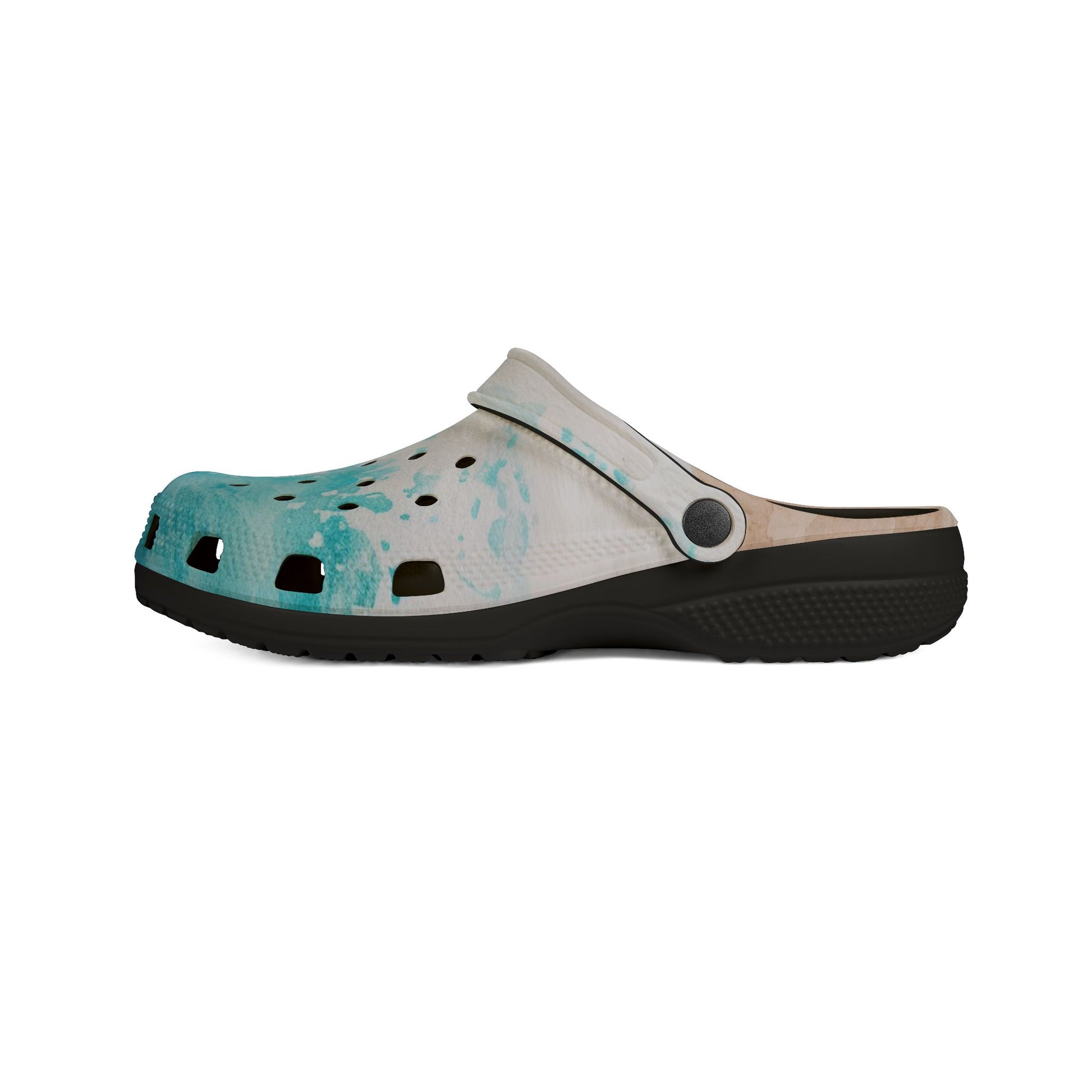 Seashore EVA Foam Rubber Shoes (AOP), Artsulli - Art is Long, Life is Short, Shoes, , , , , , , 