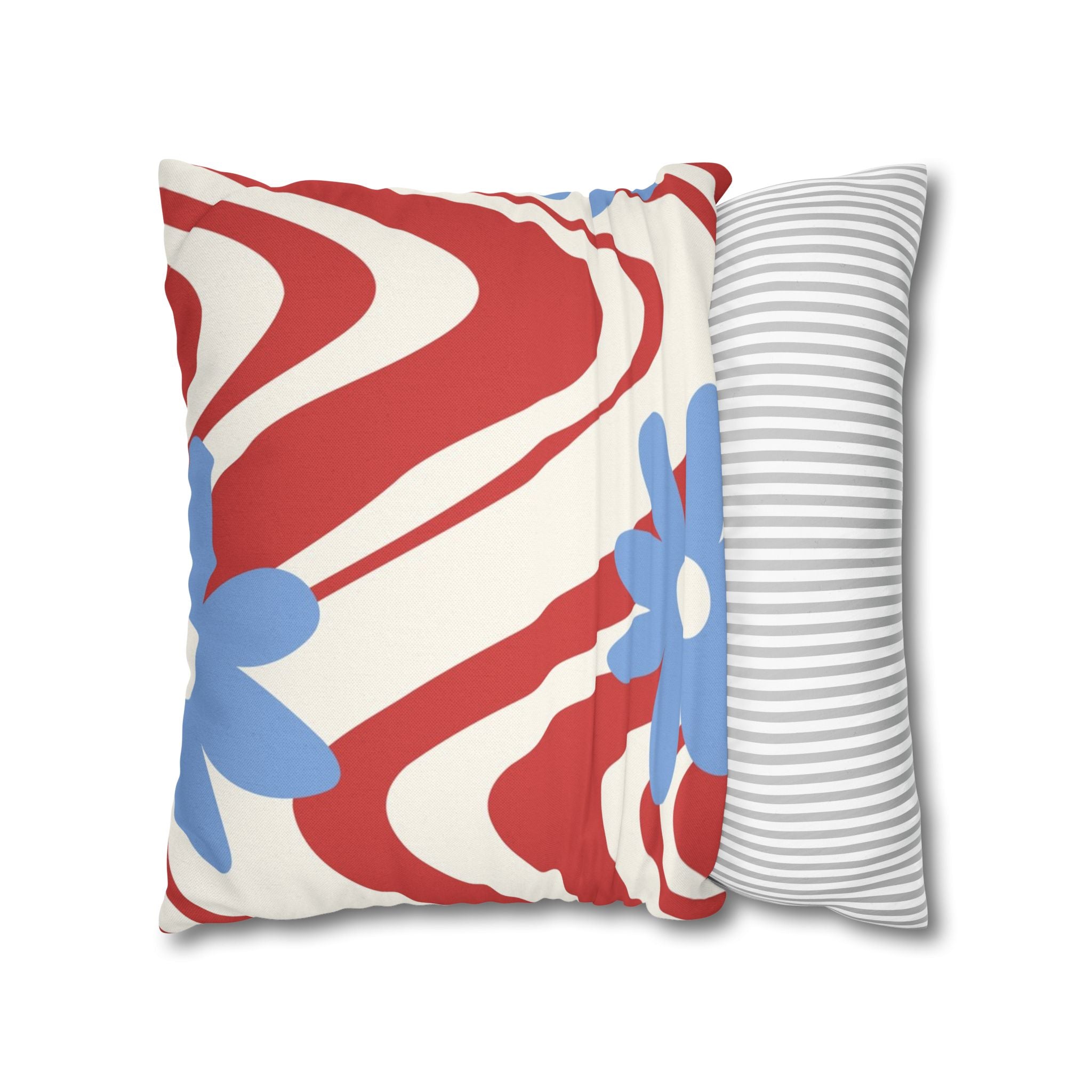 Spun Polyester Square Pillowcase
