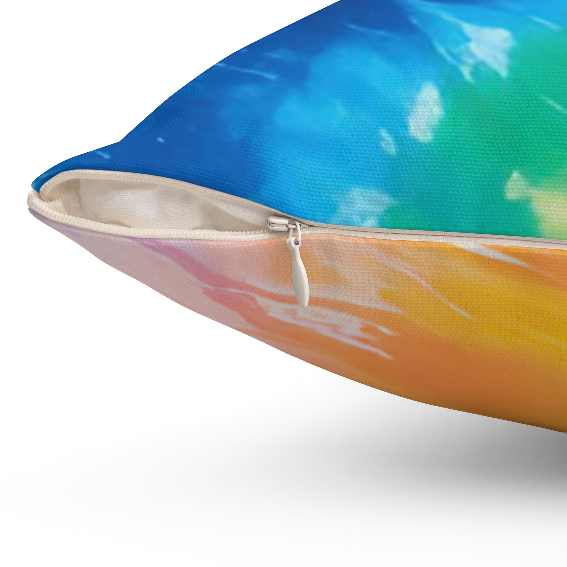 Tie Dye Spun Polyester Square Pillow, Artsulli - Art is Long, Life is Short, Home Decor, , , , , , , 