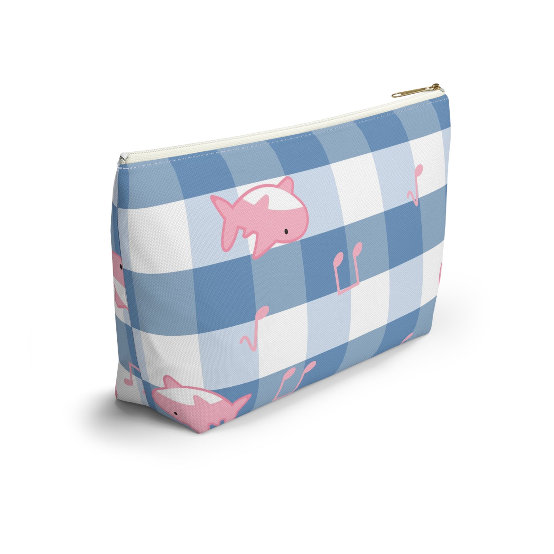 Music Shark II Accessory Pouch w T-bottom, Artsulli - Art is Long, Life is Short, Bags, , , , , , , 