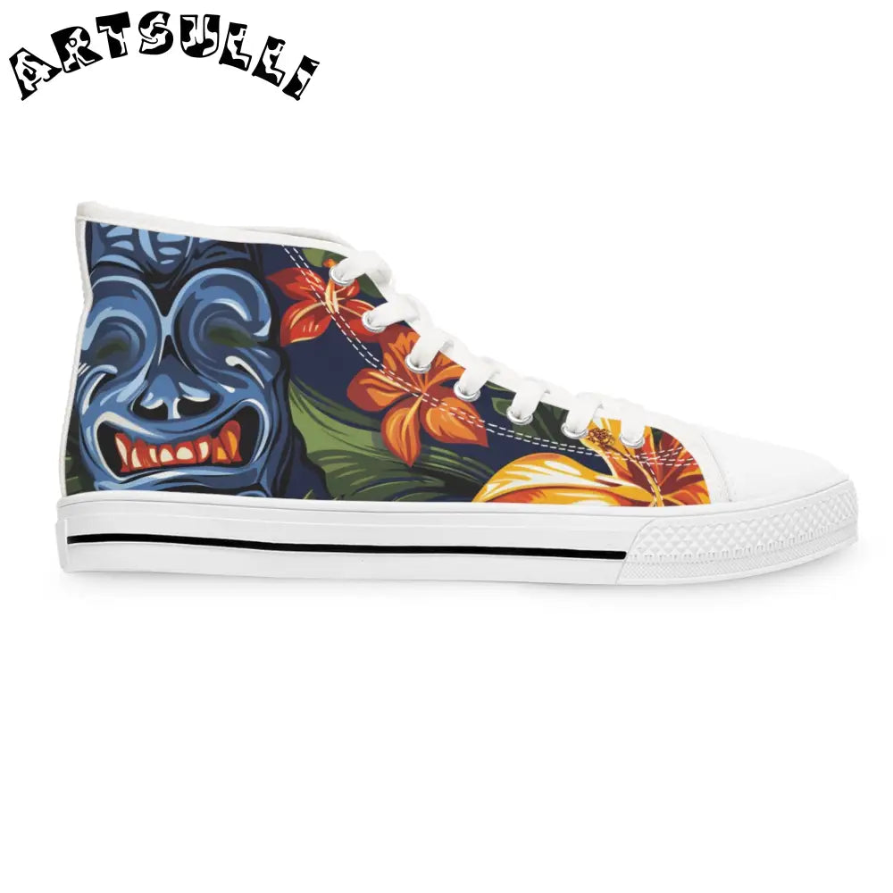 JAKKOUTTHEBXX Tropical Tiki Floral High Top Sneakers 2025