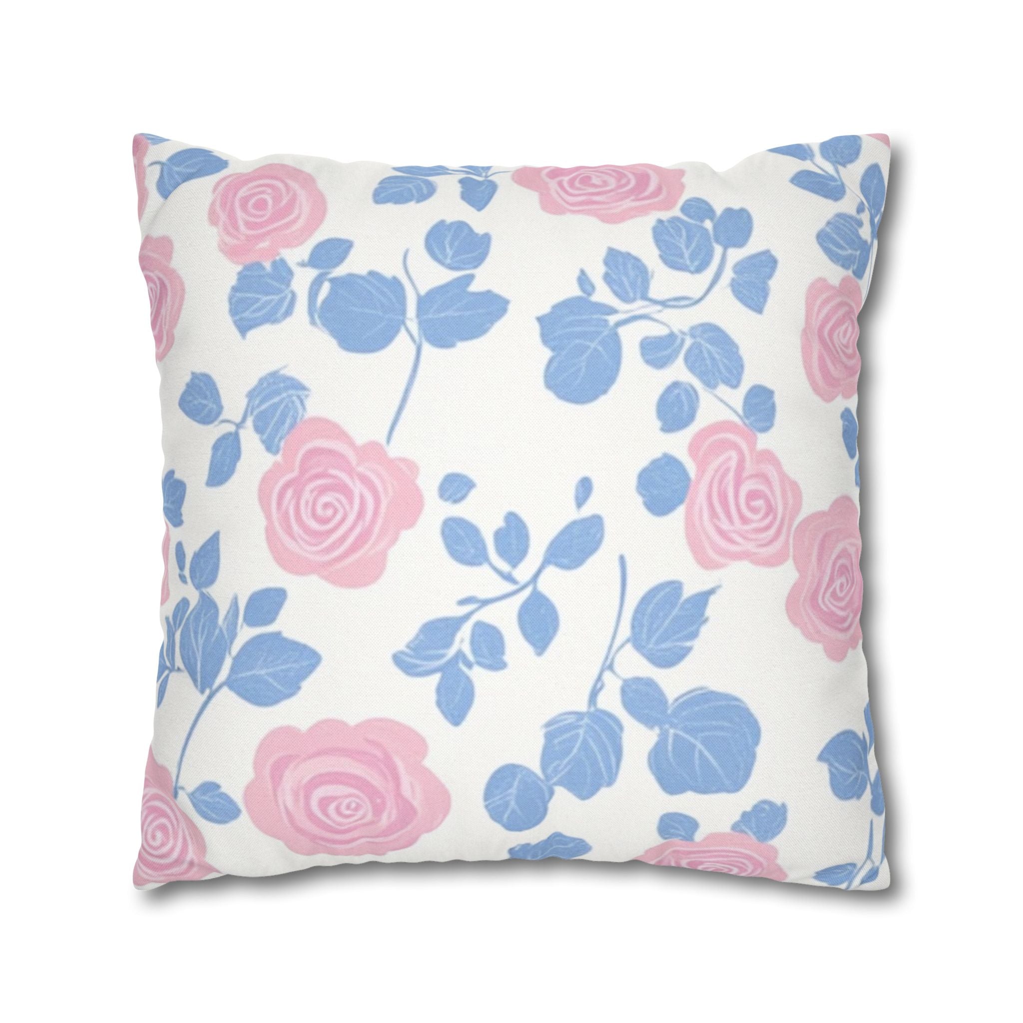 Spun Polyester Square Pillowcase
