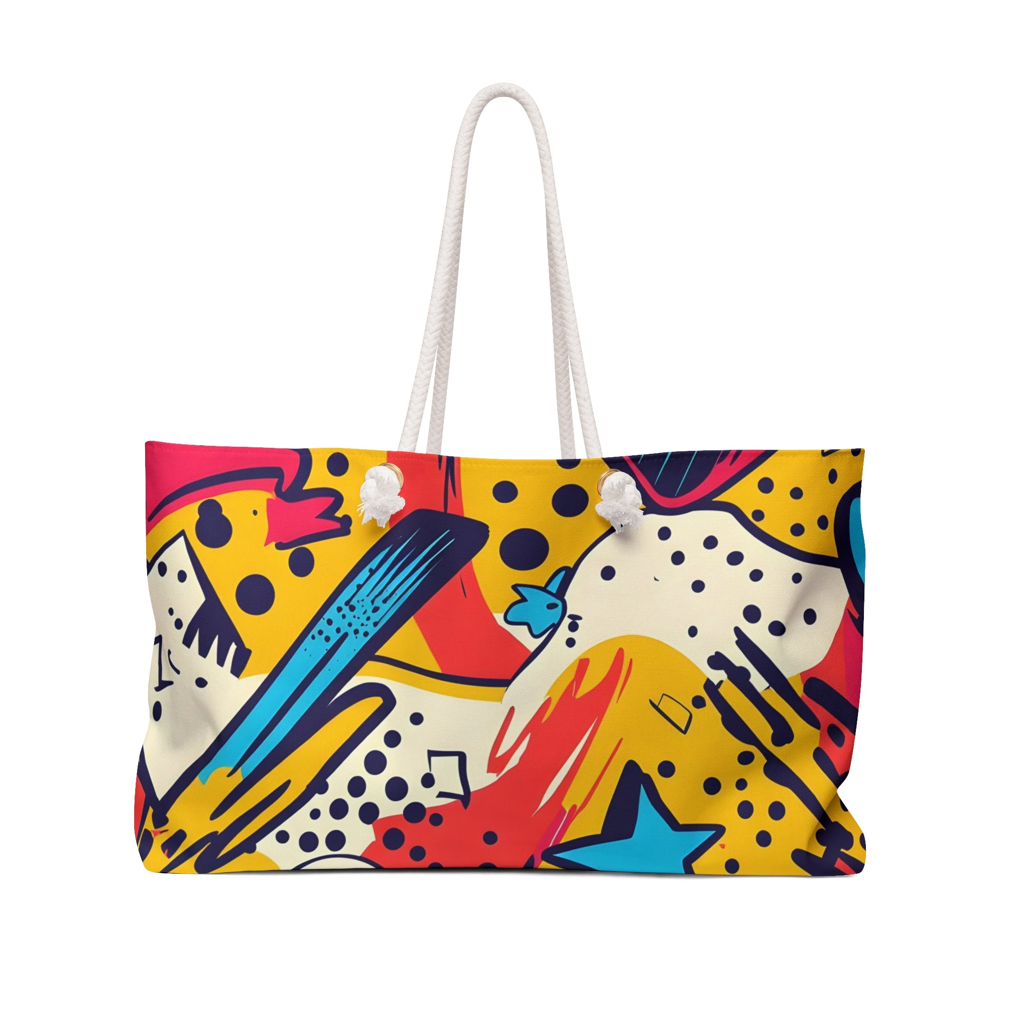 Comic x Pop Art Weekender Bag, Artsulli - Art is Long, Life is Short, Bags, Size, 24" × 13", , , , , 99854053939674828848