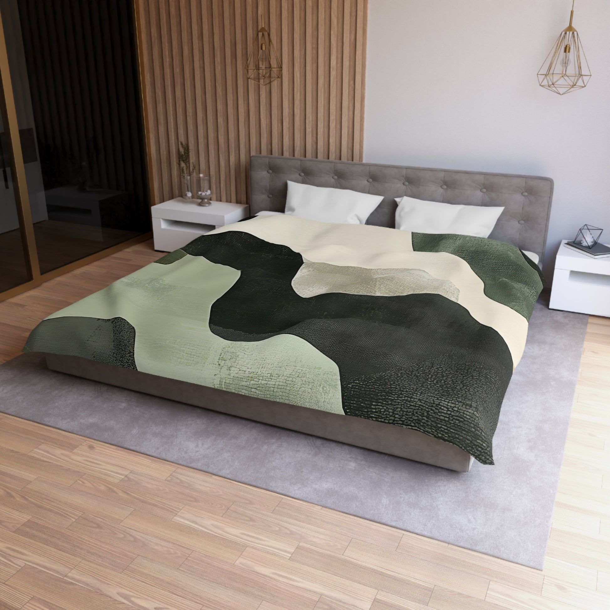 Camo Art Microfiber Duvet Cover, Artsulli - Art is Long, Life is Short, Home Decor, , , , , , , 