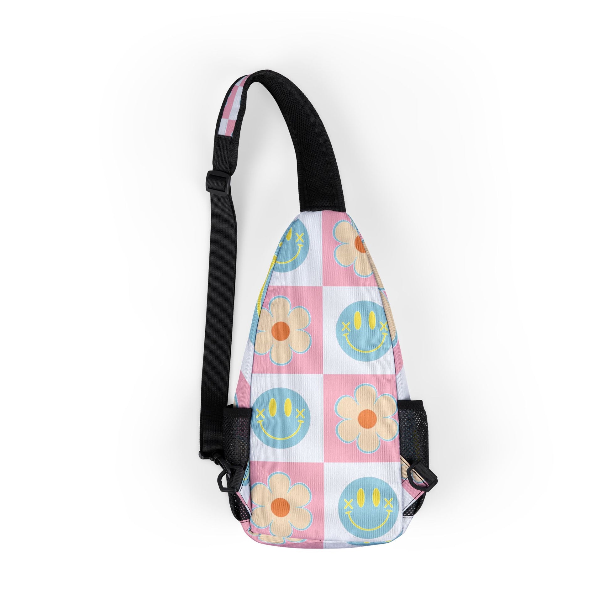 Madotsukis Grin Bloom Chest Bag (AOP), Artsulli - Art is Long, Life is Short, Bags, , , , , , , 