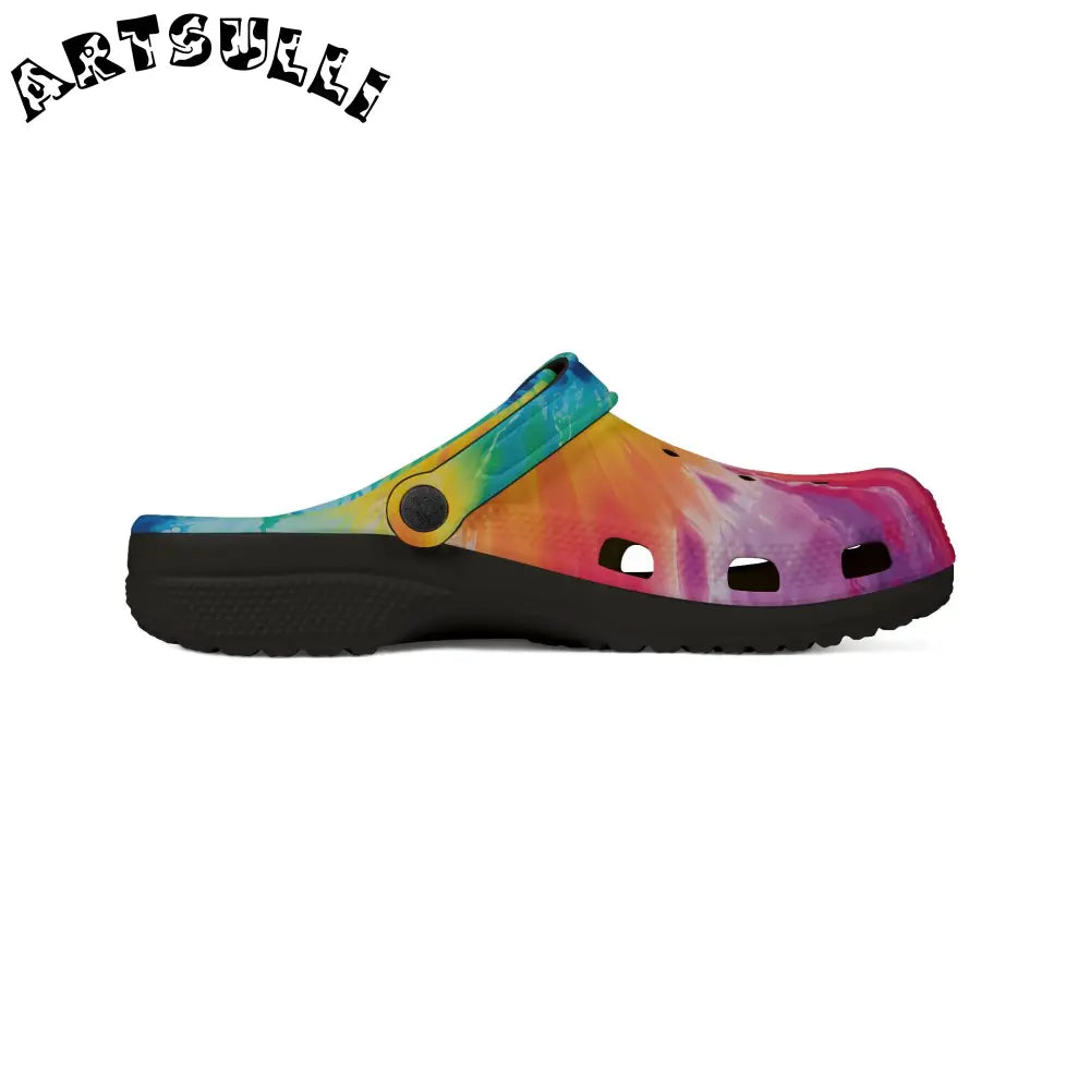 JAKKOUTTHEBXX Tie-Dye EVA Foam Clogs 2025