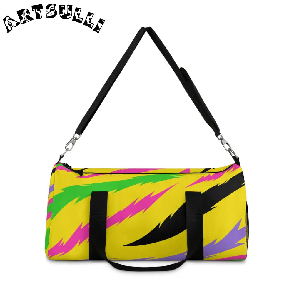 JAKKOUTTHEBXX Electric Tiger Fur Duffel Bag 2025
