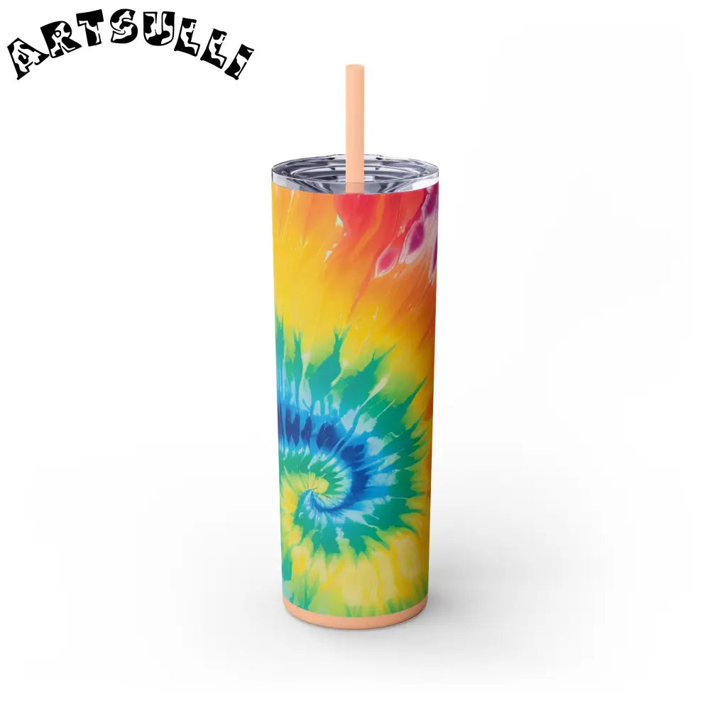 JAKKOUTTHEBXX Colorful Tie-Dye Insulated Tumbler 2025