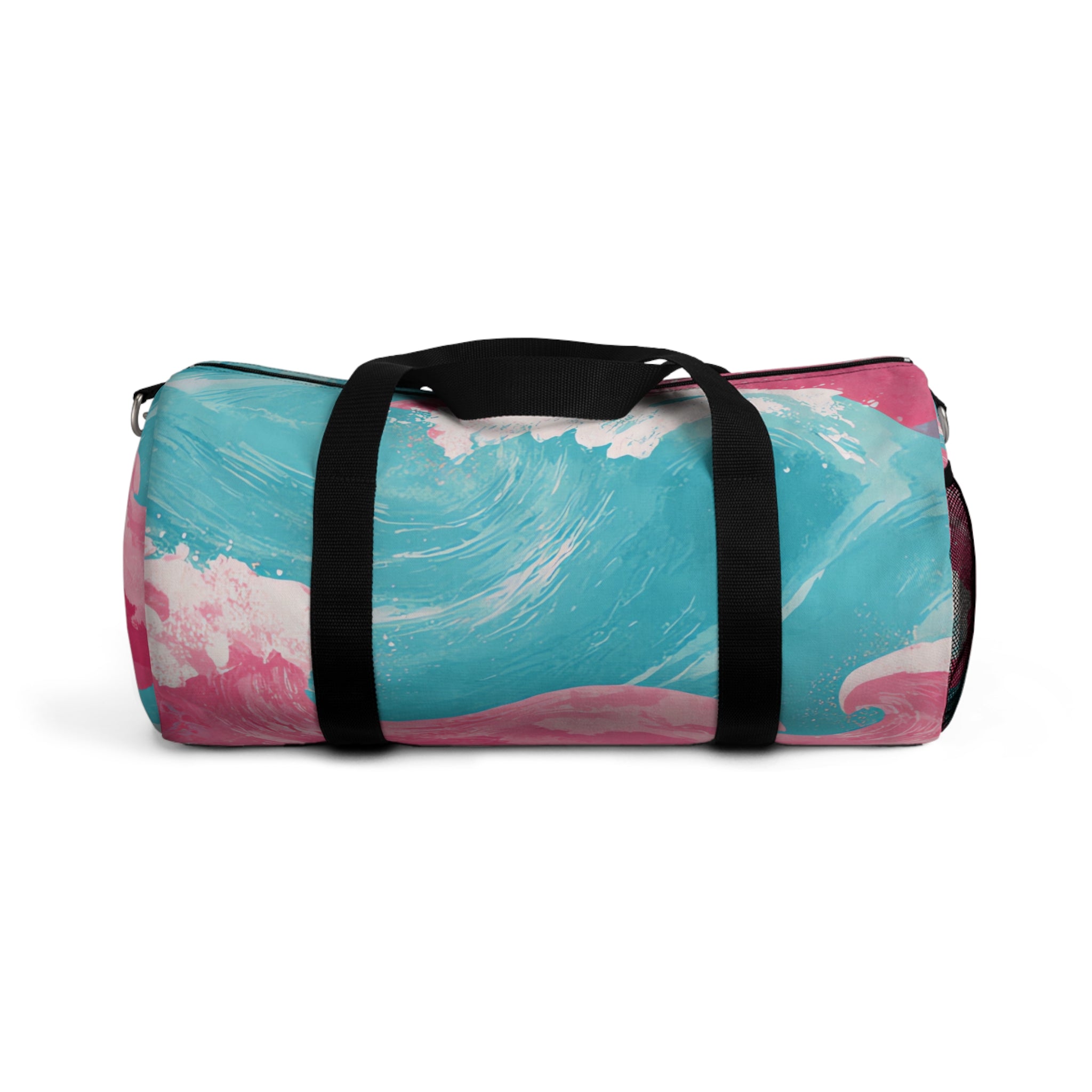 The Great Pastelwave II Pink and Blue Duffel Bag, Artsulli - Art is Long, Life is Short, Bags, Size, Small, , , , , 31524527422883304787