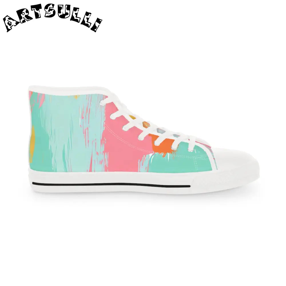 JAKKOUTTHEBXX Preppy Pixel Bloom II Men’s High Top Sneakers