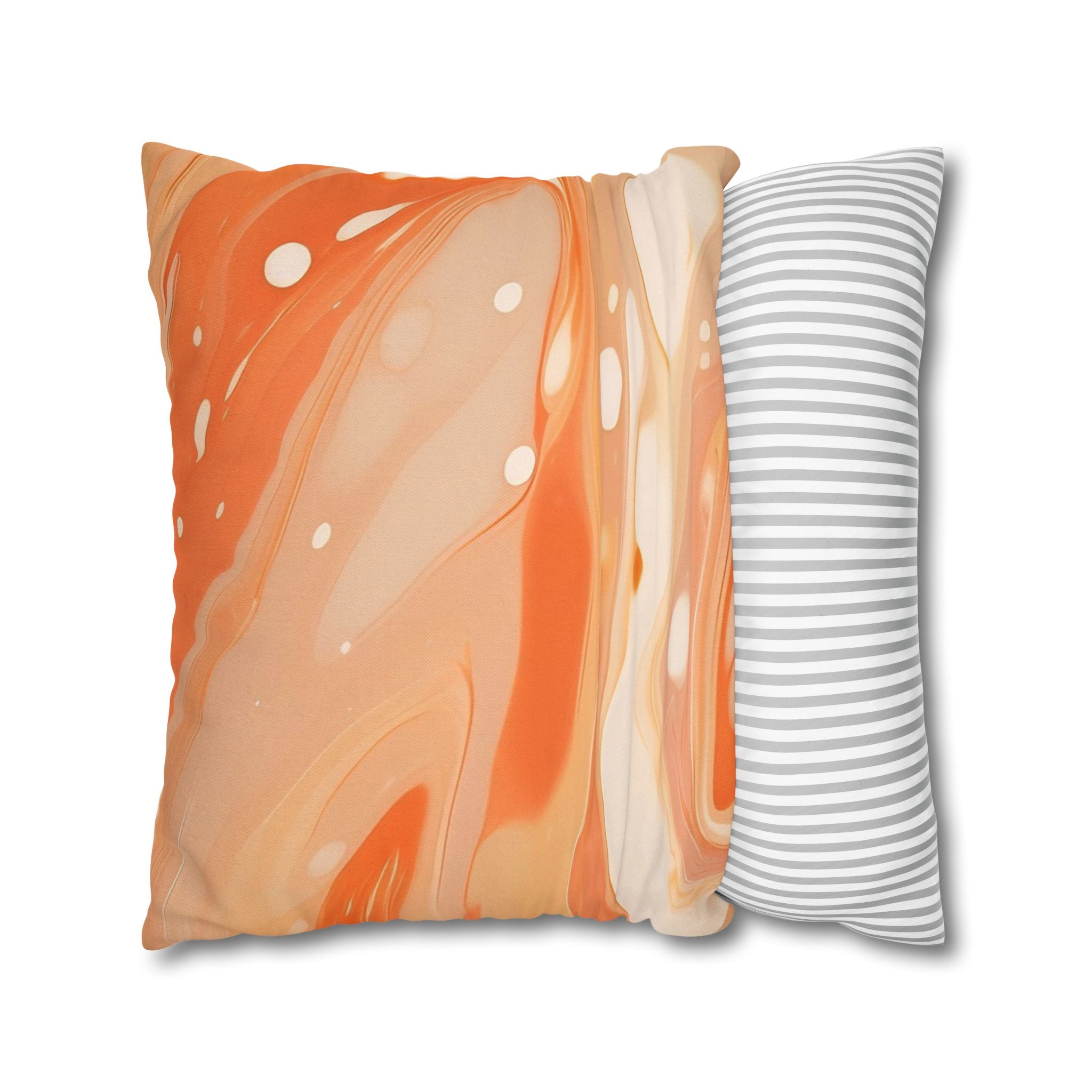 Spun Polyester Square Pillowcase
