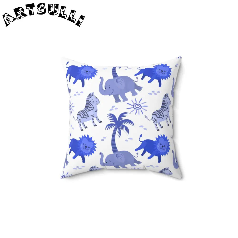 JAKKOUTTHEBXX Spun Polyester Square Pillow JAKKOUTTHEBXX Artsulli