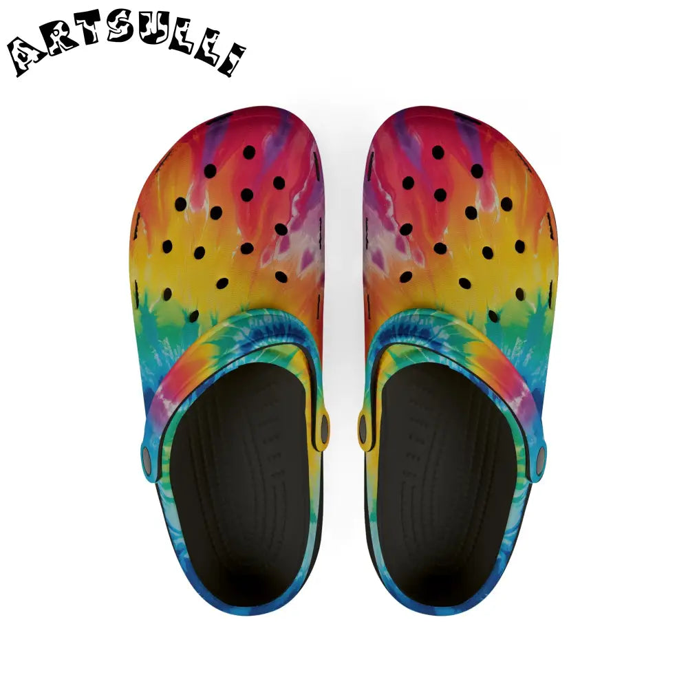 JAKKOUTTHEBXX Tie-Dye EVA Foam Clogs 2025