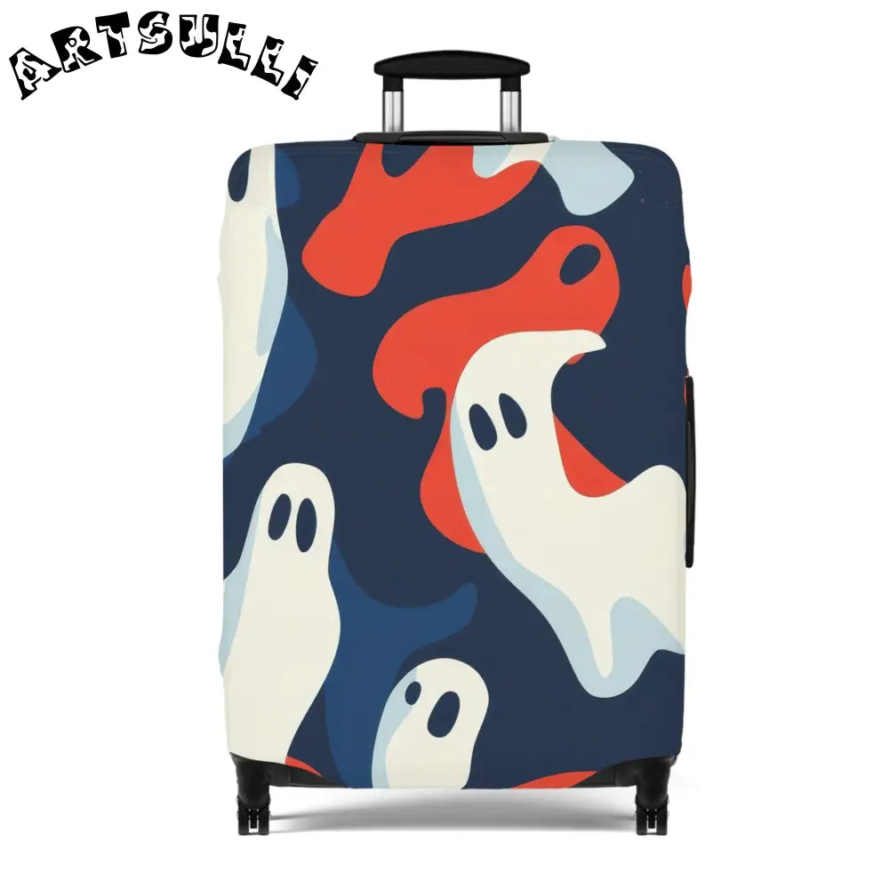 JAKKOUTTHEBXX Camo Ghosts Luggage Cover JAKKOUTTHEBXX Artsulli - Art