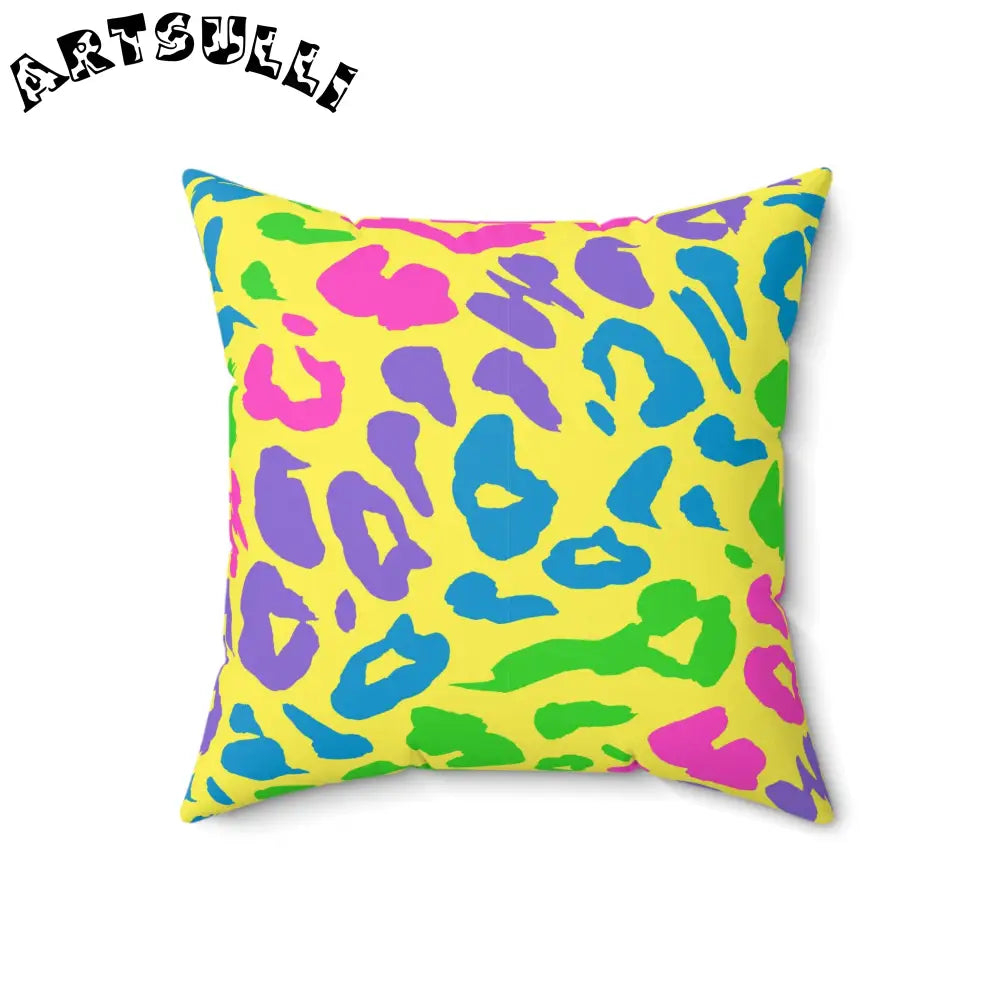 JAKKOUTTHEBXX Spun Polyester Square Pillow JAKKOUTTHEBXX Artsulli