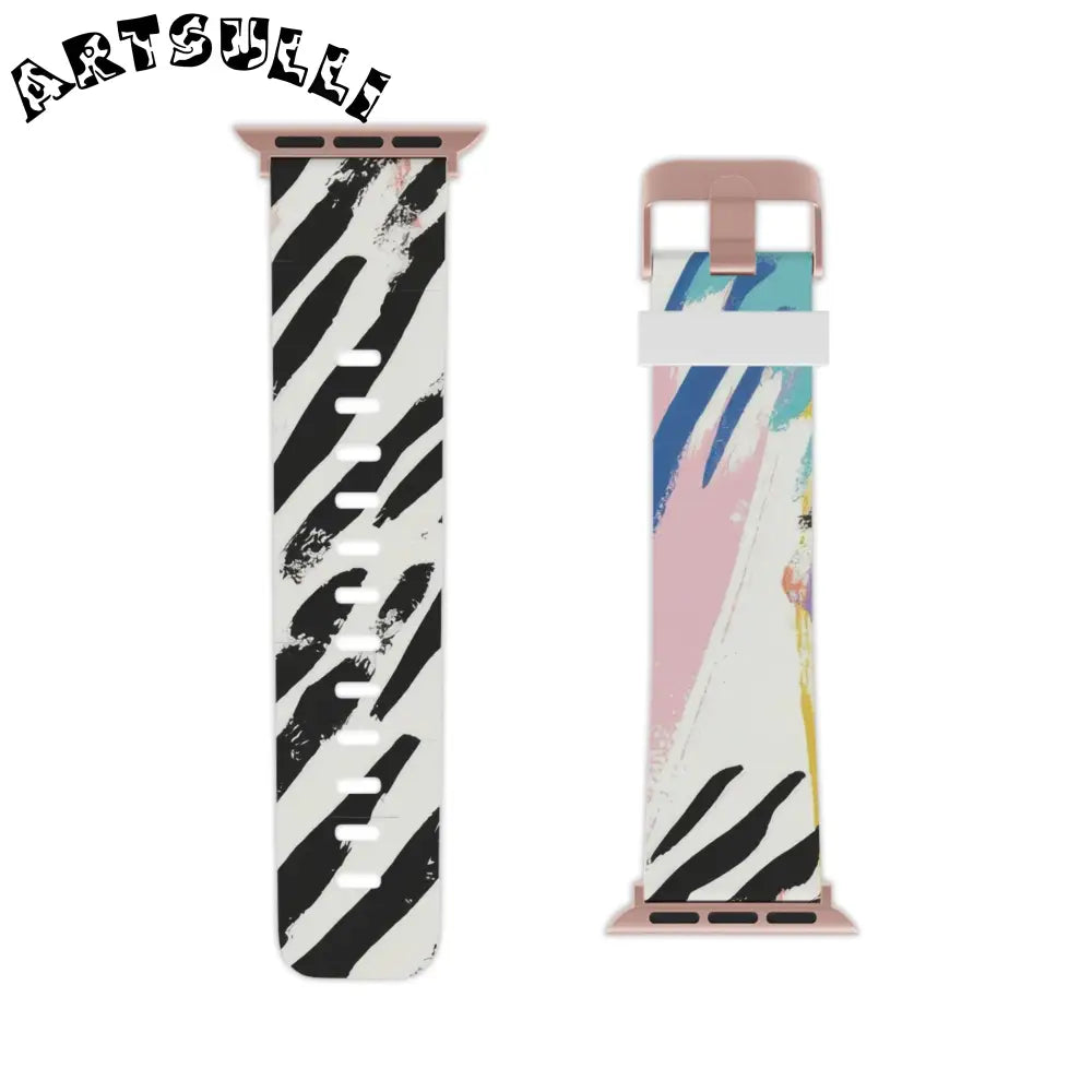 JAKKOUTTHEBXX Wild Zebra Stripes x Paint Brush Strokes Multi-Color