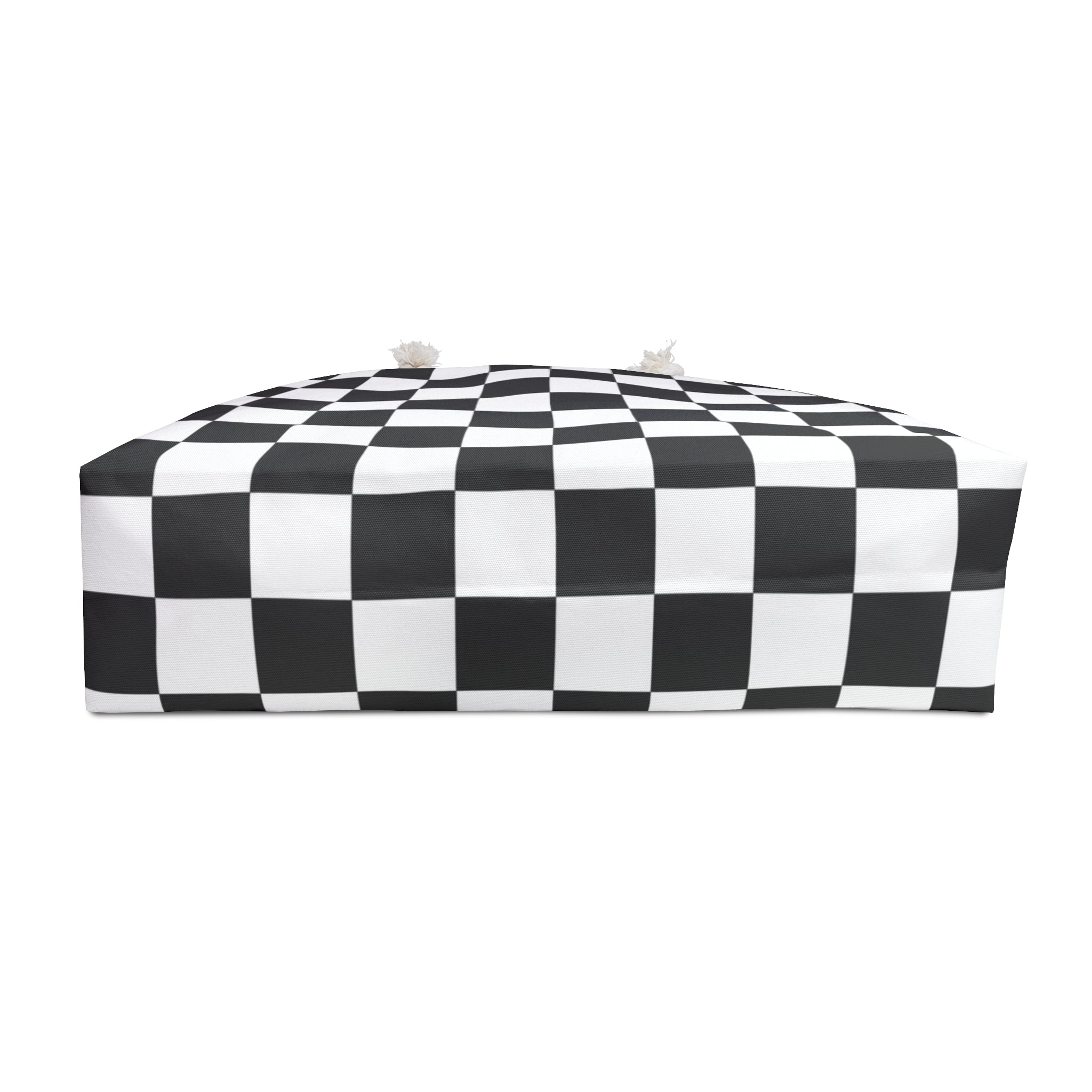 Checkerboard White and Black Weekender Bag, Artsulli - Art is Long, Life is Short, Bags, , , , , , , 