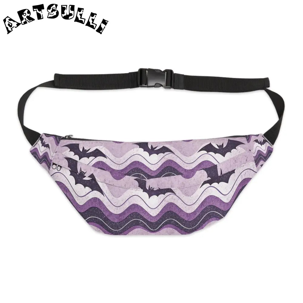 JAKKOUTTHEBXX Bat Wave Large Fanny Pack JAKKOUTTHEBXX Artsulli - Art