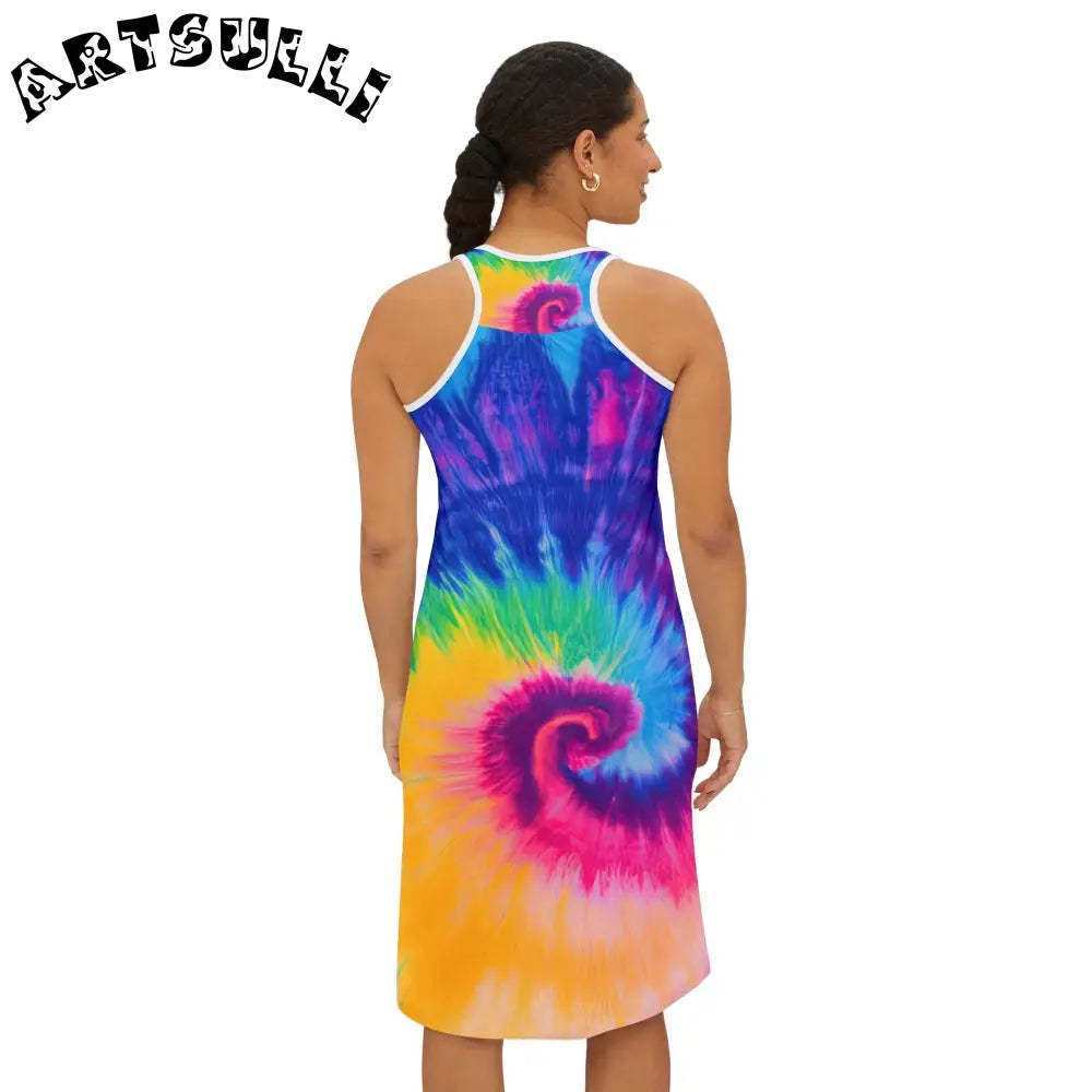 JAKKOUTTHEBXX Spiral Tie-Dye Tank Dress 2025