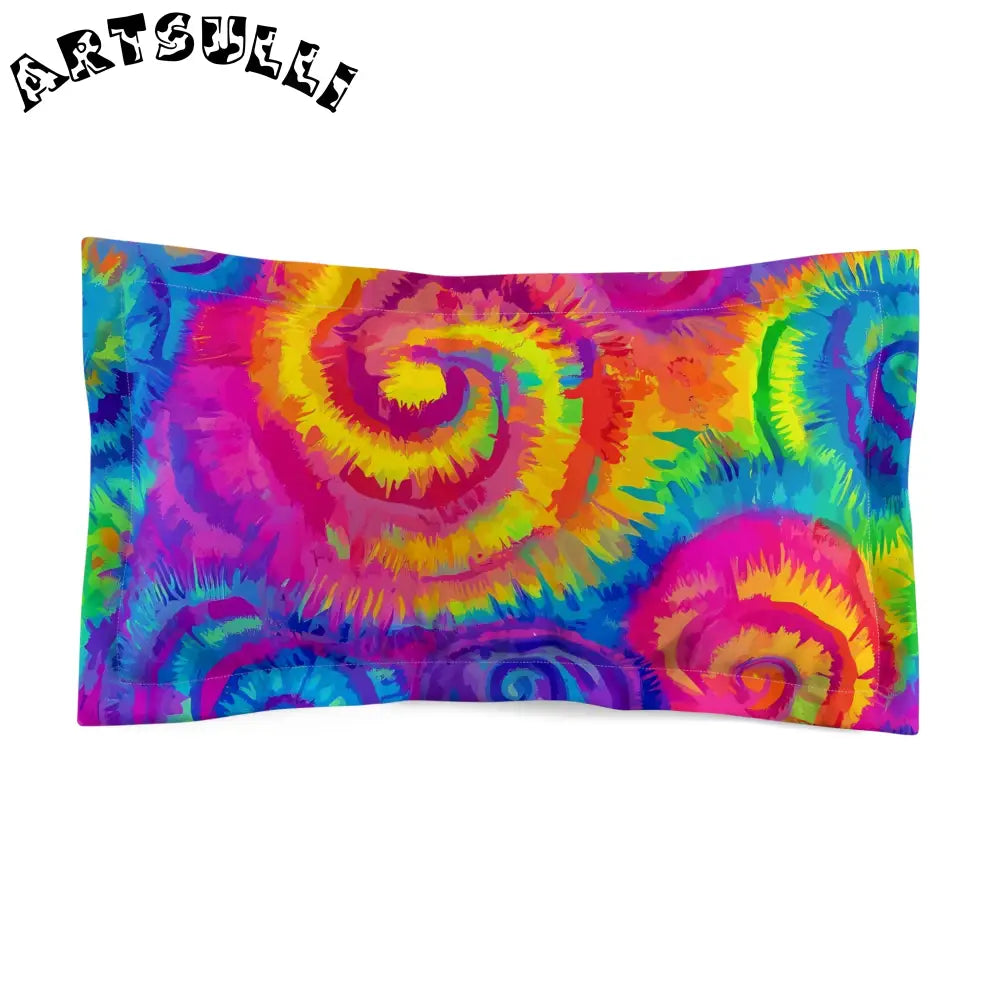 JAKKOUTTHEBXX Arcane Tie Dye Microfiber Pillow Sham JAKKOUTTHEBXX