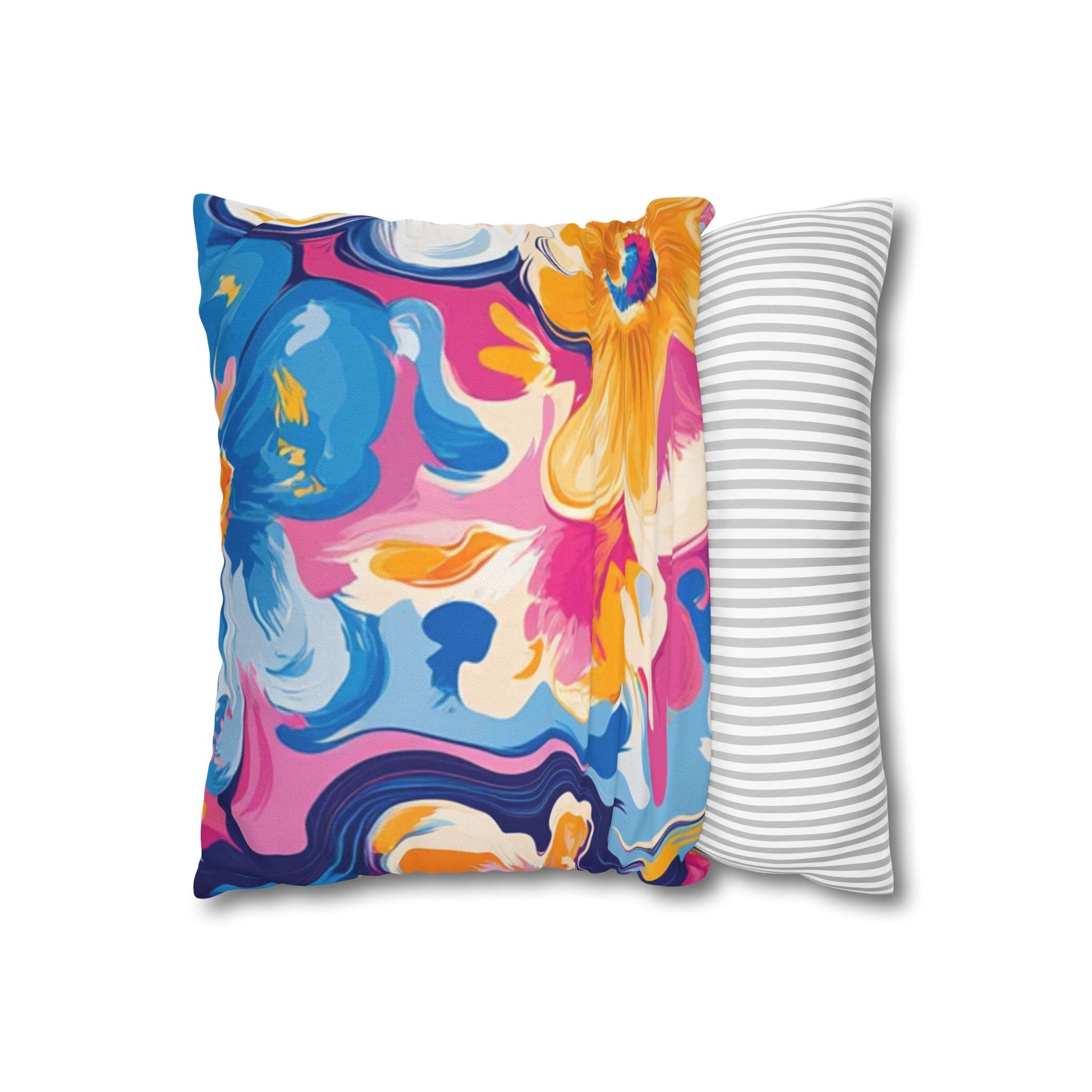 Spun Polyester Square Pillowcase