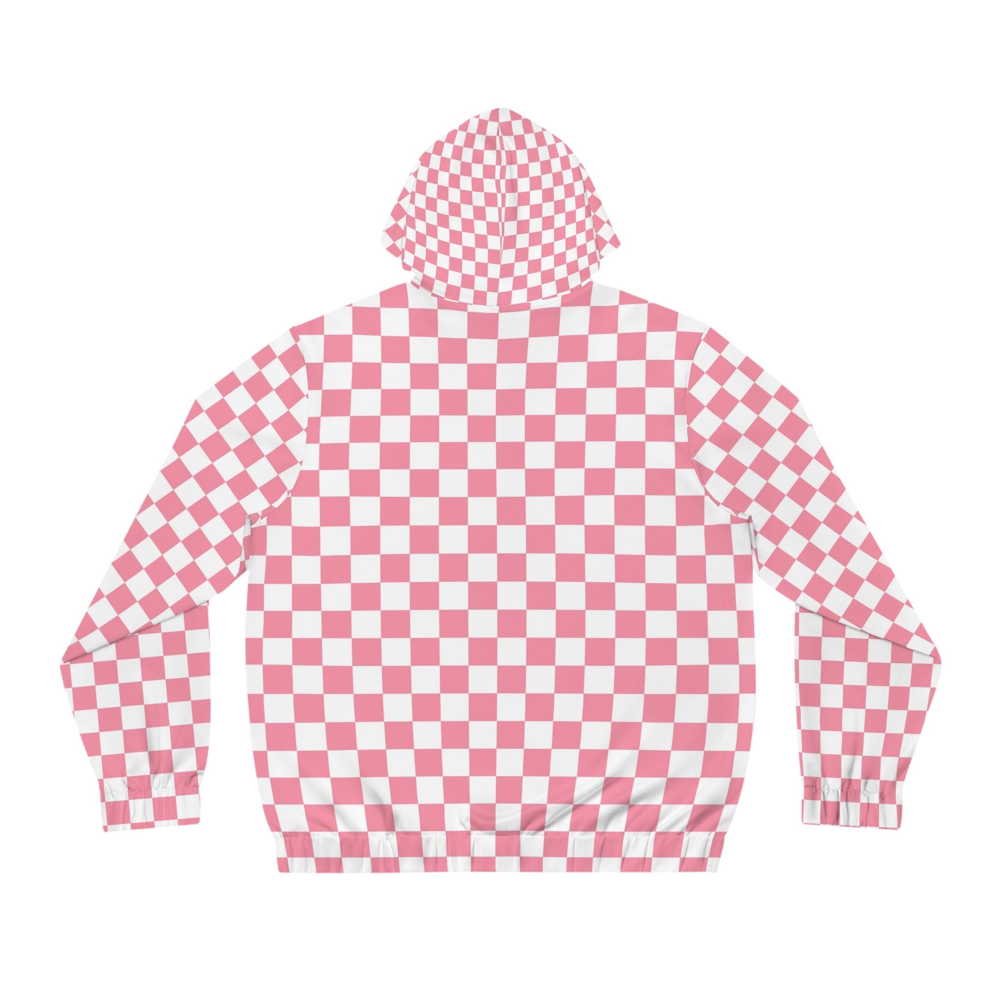 Brigandine Checkered Scene Men's Full-Zip Hoodie (AOP)