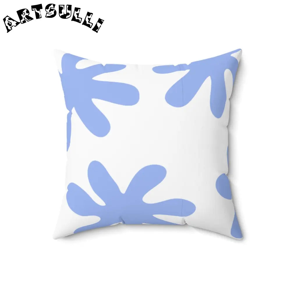 JAKKOUTTHEBXX Water Splash Spun Polyester Square Pillow