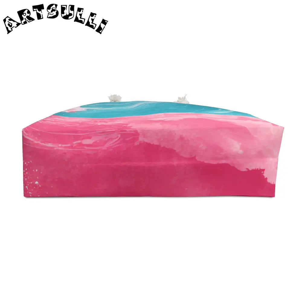 JAKKOUTTHEBXX The Great Pastelwave Pink and Blue Weekender Bag